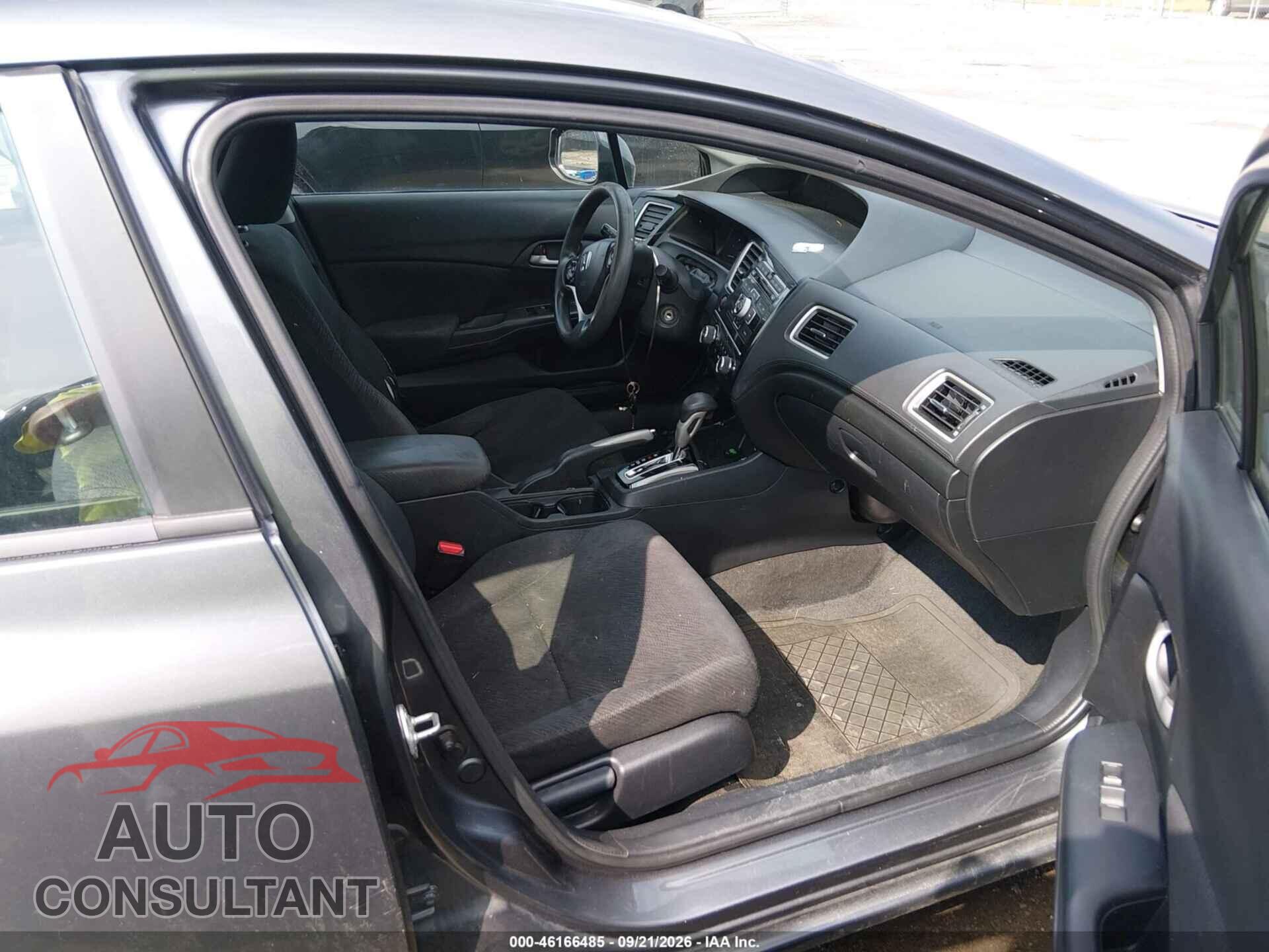 HONDA CIVIC 2013 - 19XFB2F57DE242624