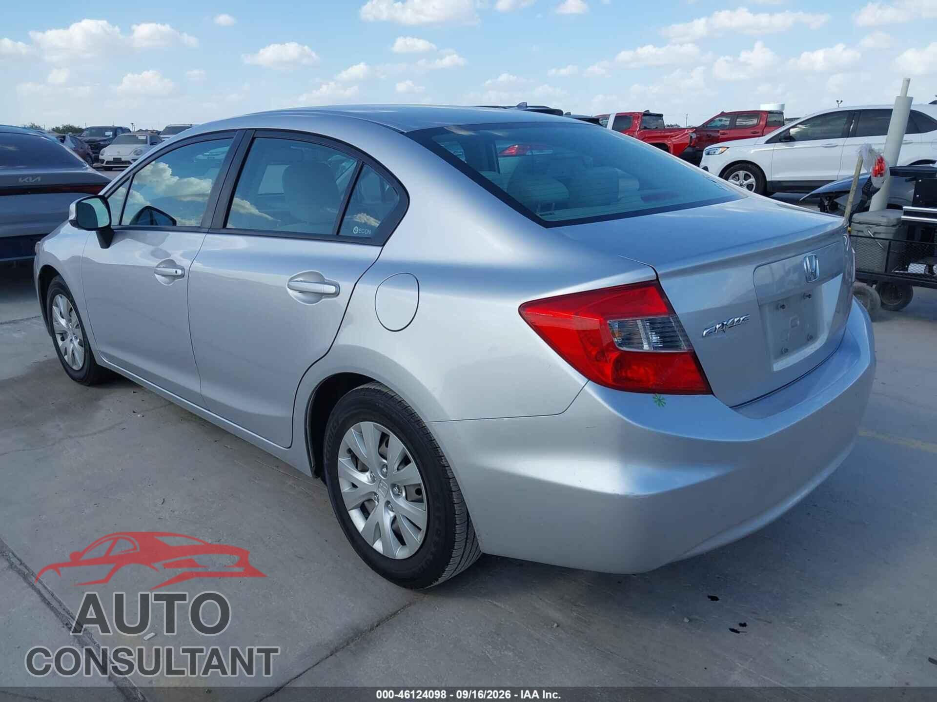 HONDA CIVIC 2012 - 2HGFB2F50CH309035
