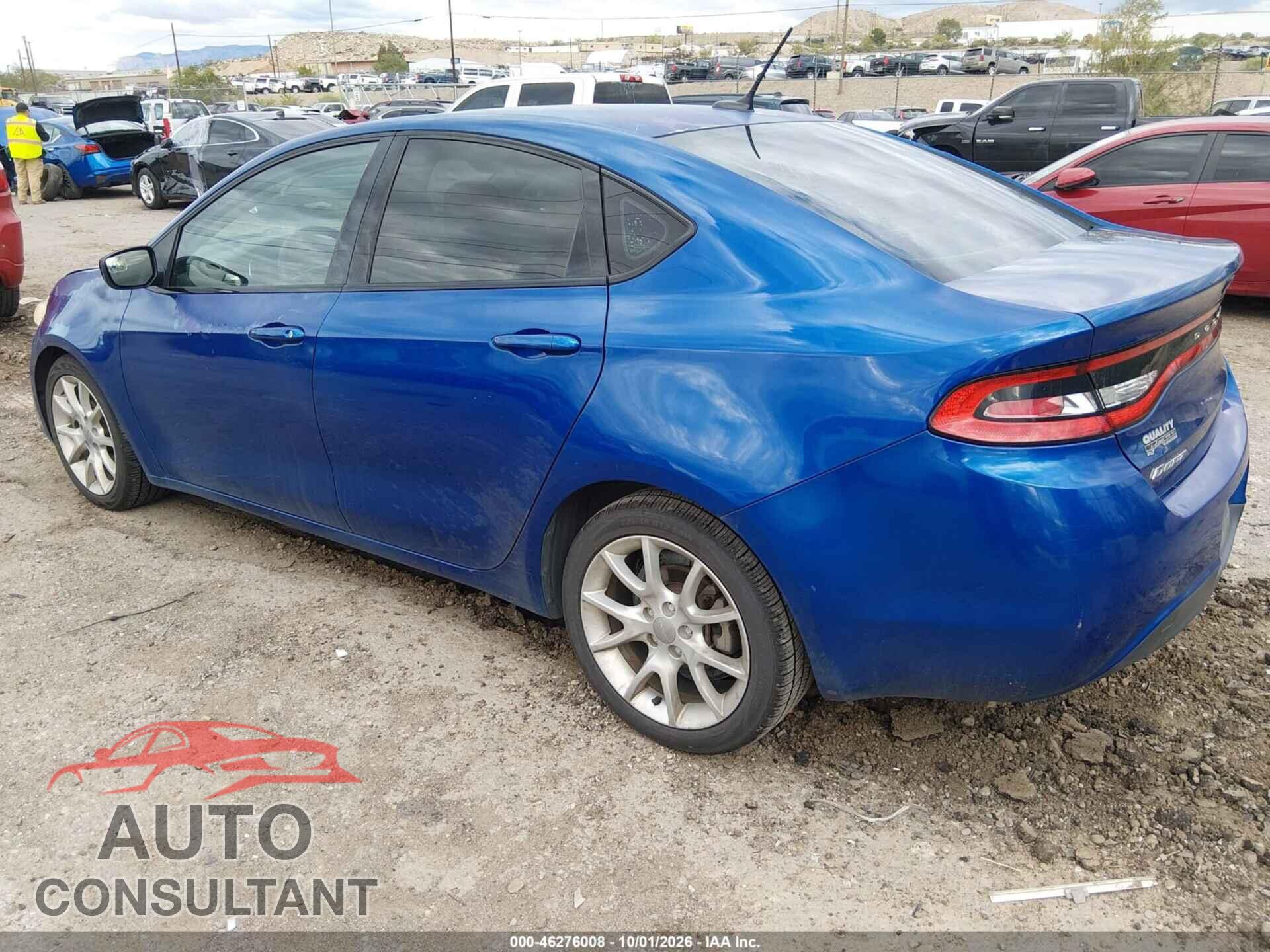 DODGE DART 2013 - 1C3CDFBA2DD324421
