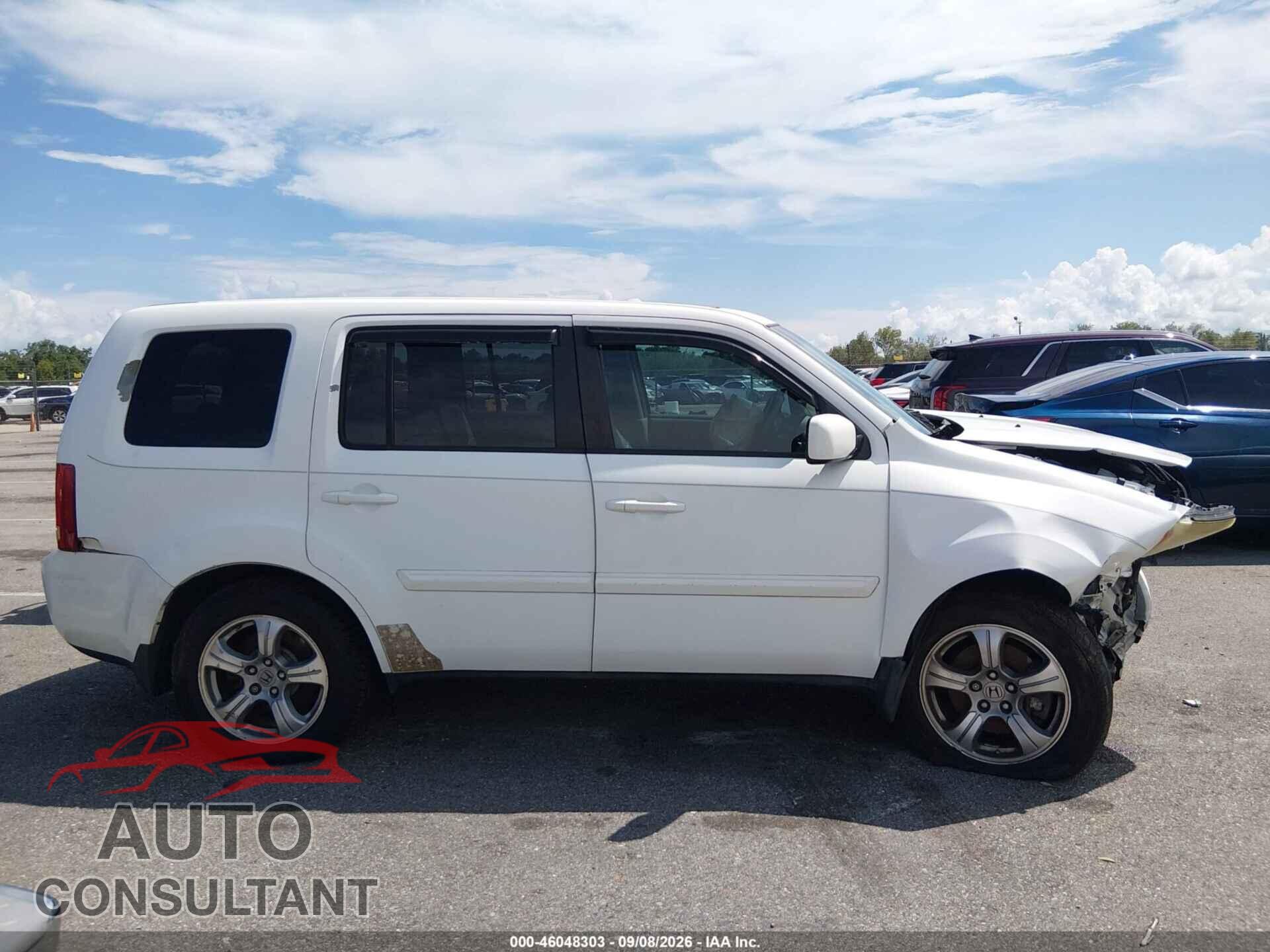 HONDA PILOT 2013 - 5FNYF3H54DB020066
