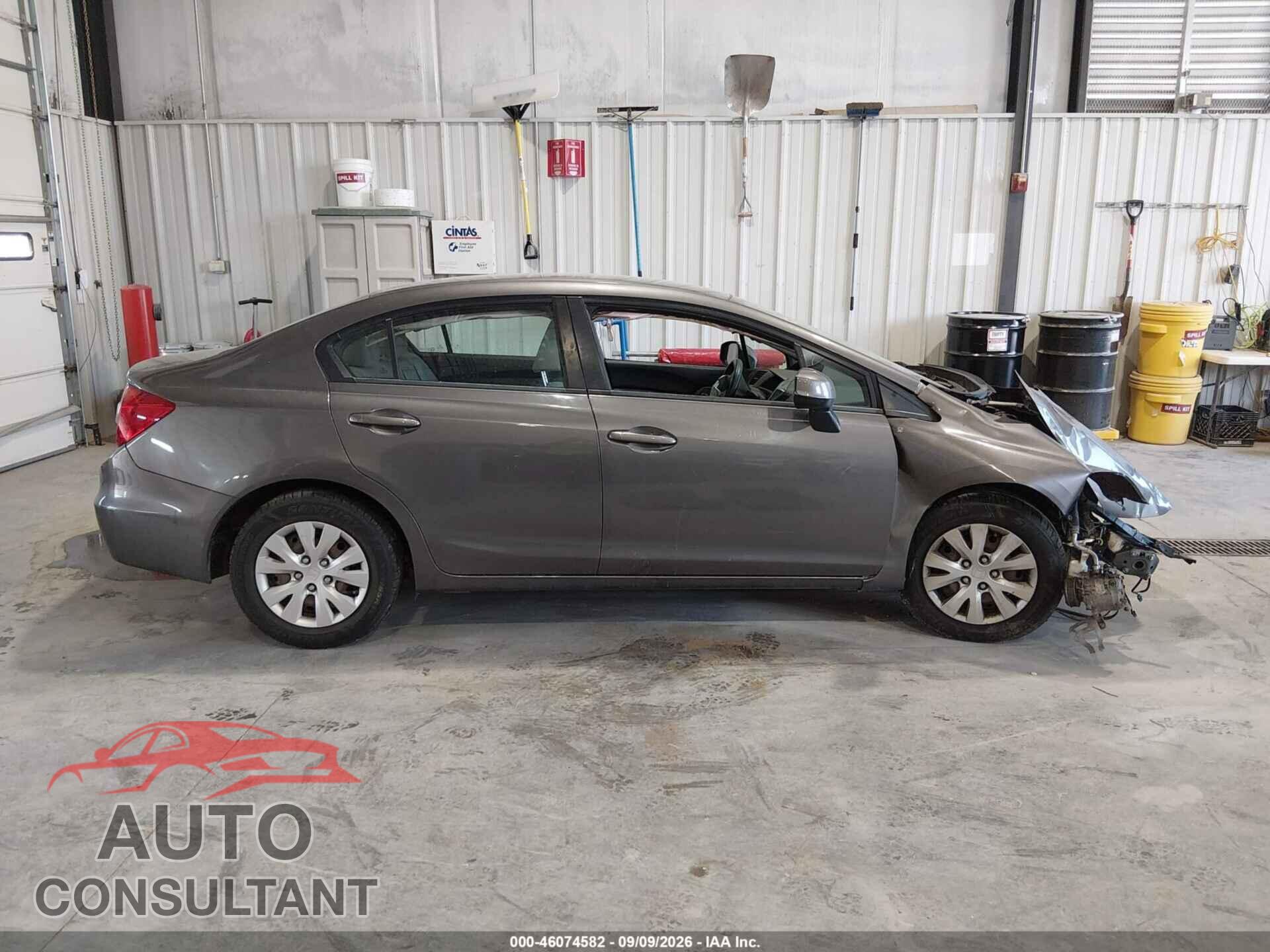HONDA CIVIC 2012 - 19XFB2F55CE082368