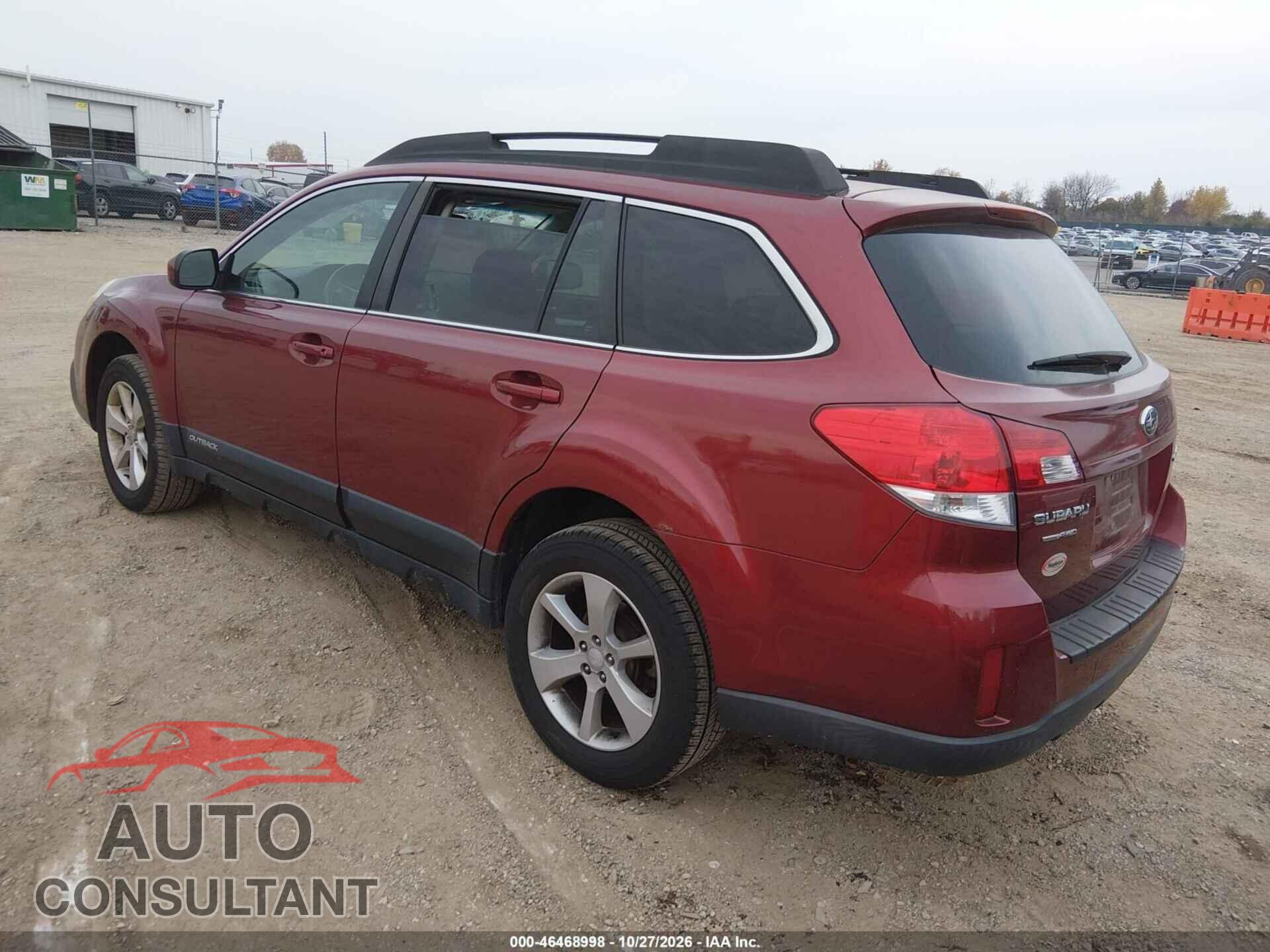 SUBARU OUTBACK 2013 - 4S4BRCCC0D3210331