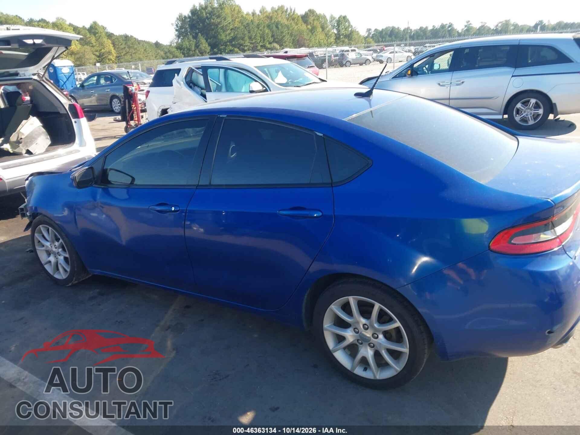 DODGE DART 2013 - 1C3CDFBA3DD310656