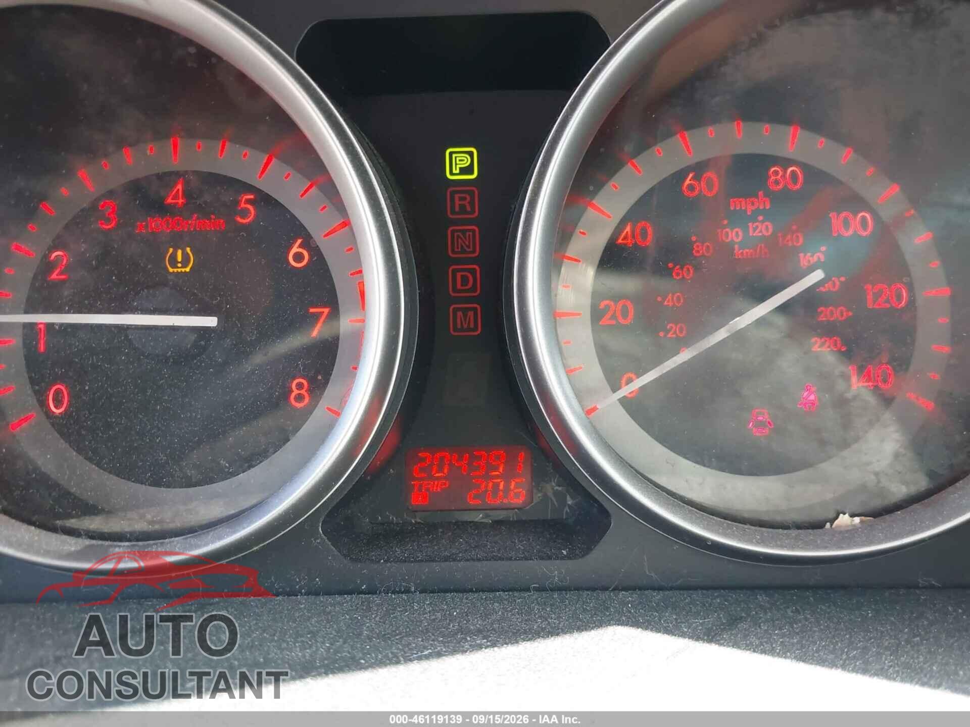 MAZDA CX-9 2012 - JM3TB2CA8C0337034