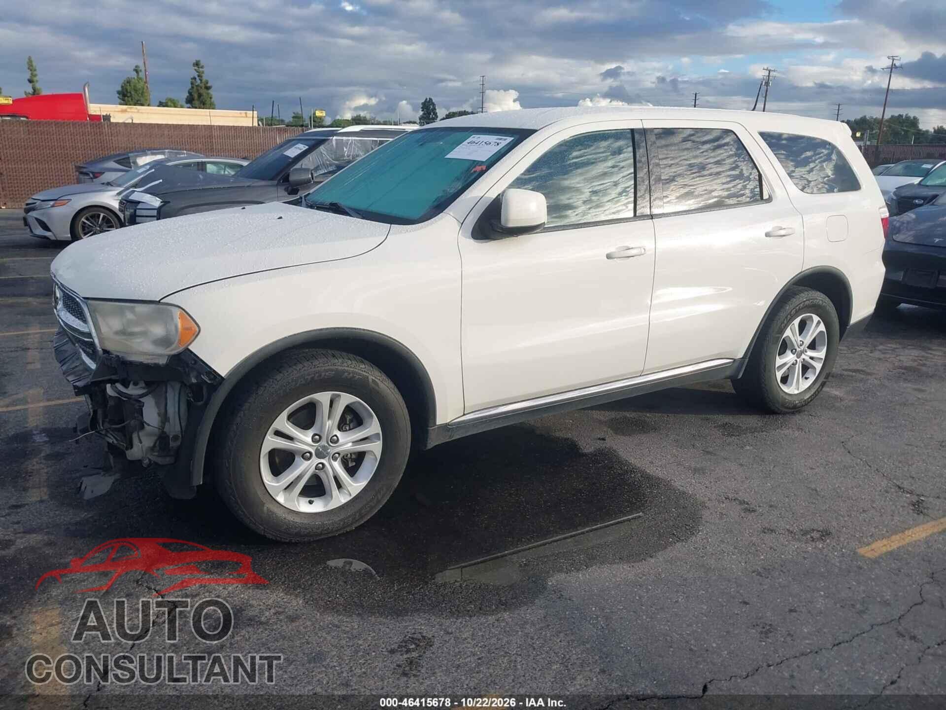 DODGE DURANGO 2012 - 1C4RDHAG6CC271203