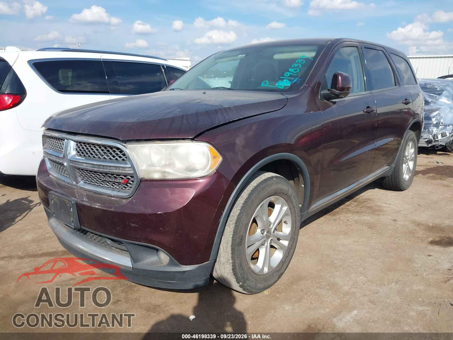 DODGE DURANGO 2012 - 1C4RDHAG2CC252017