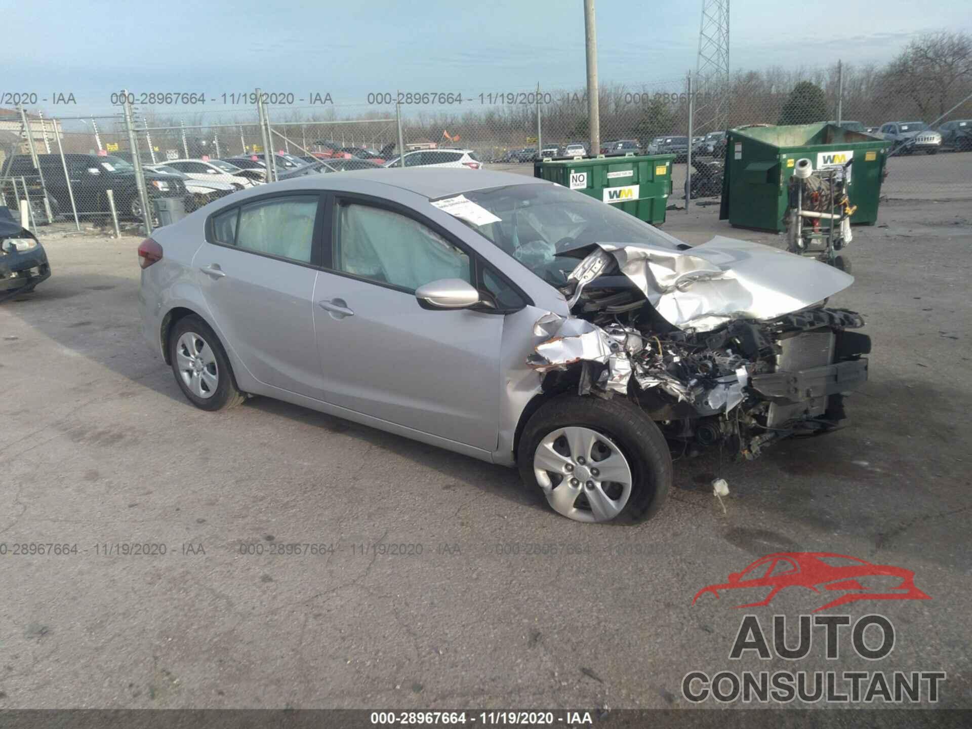 KIA FORTE 2017 - 3KPFL4A7XHE017542