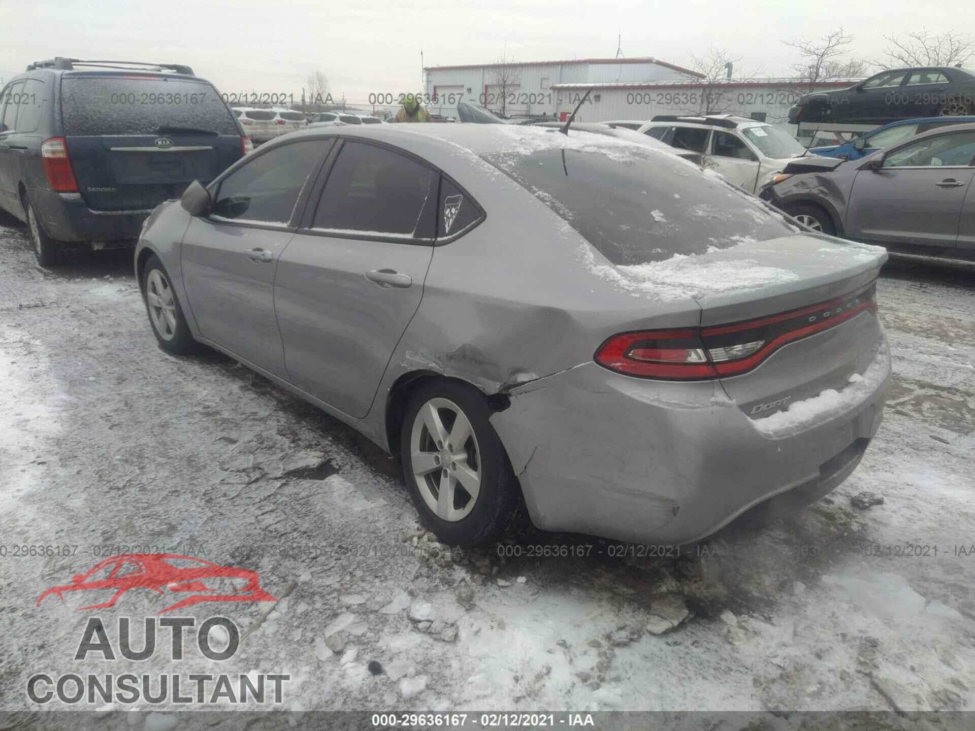 DODGE DART 2016 - 1C3CDFBB4GD766162