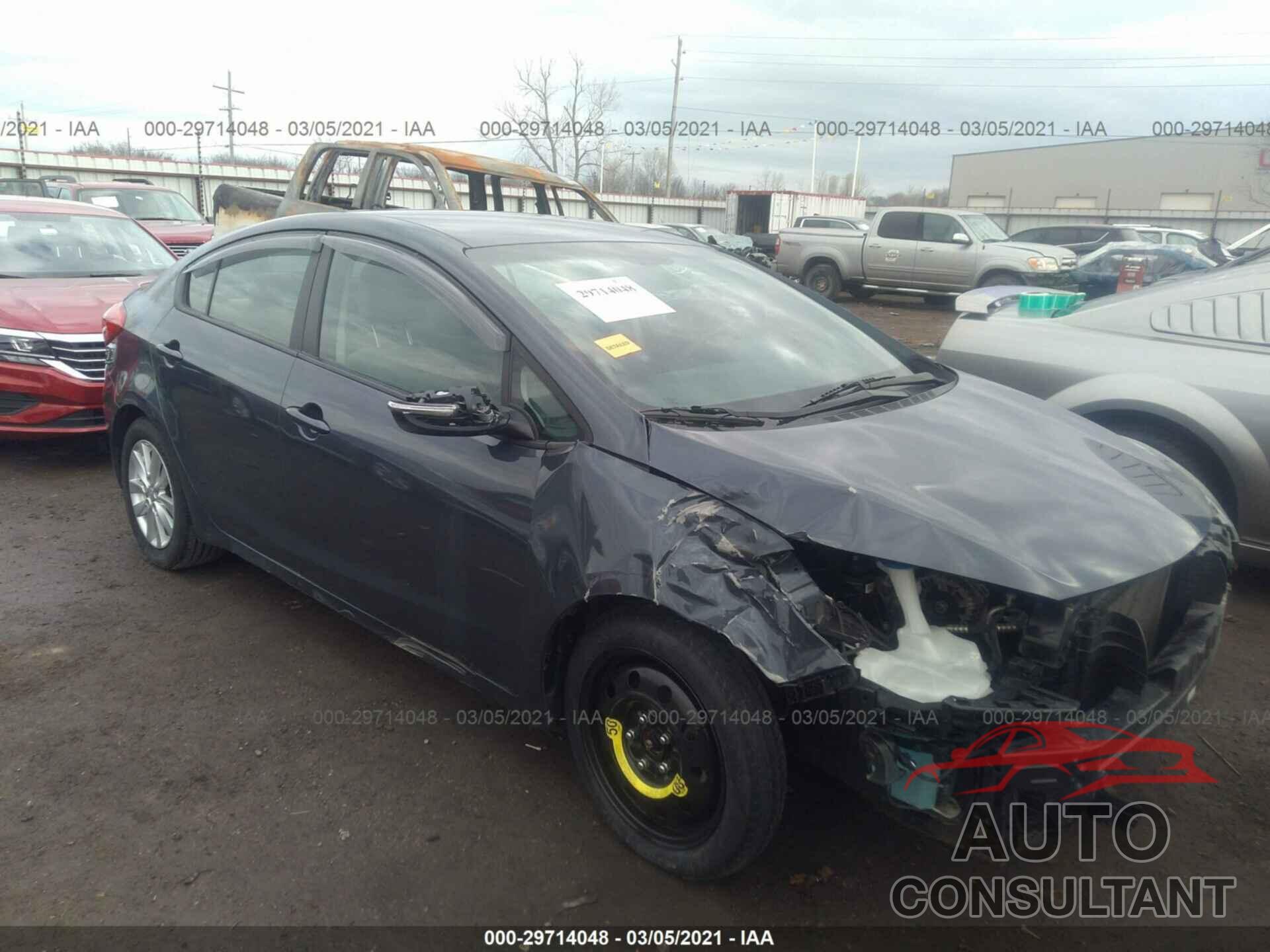 KIA FORTE 2016 - KNAFX4A68G5469654