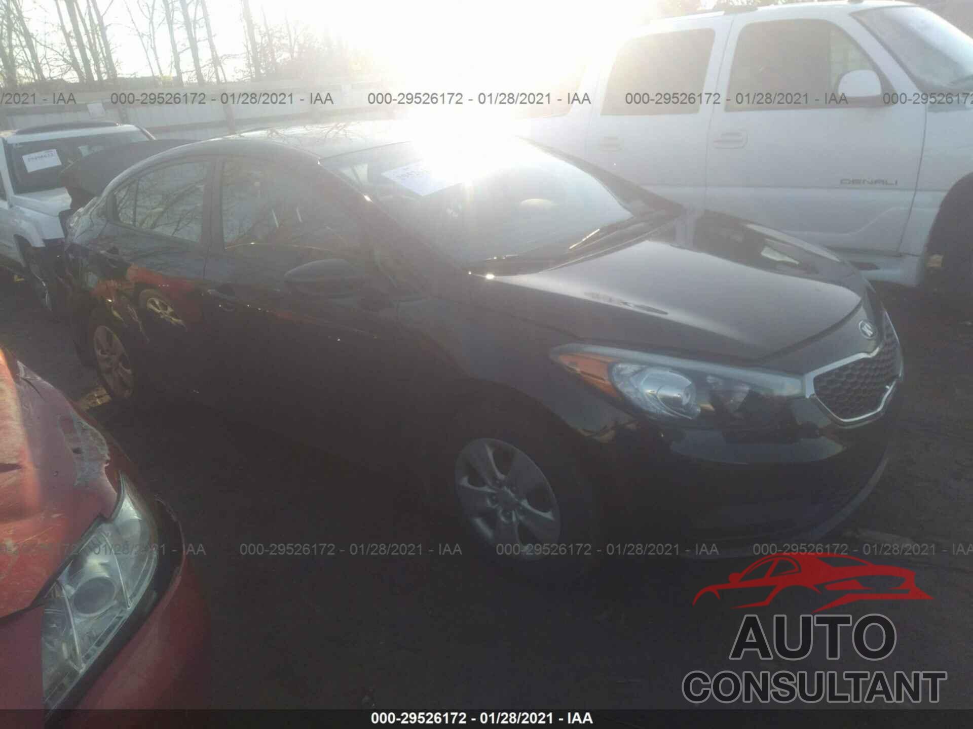 KIA FORTE 2016 - KNAFK4A63G5538877