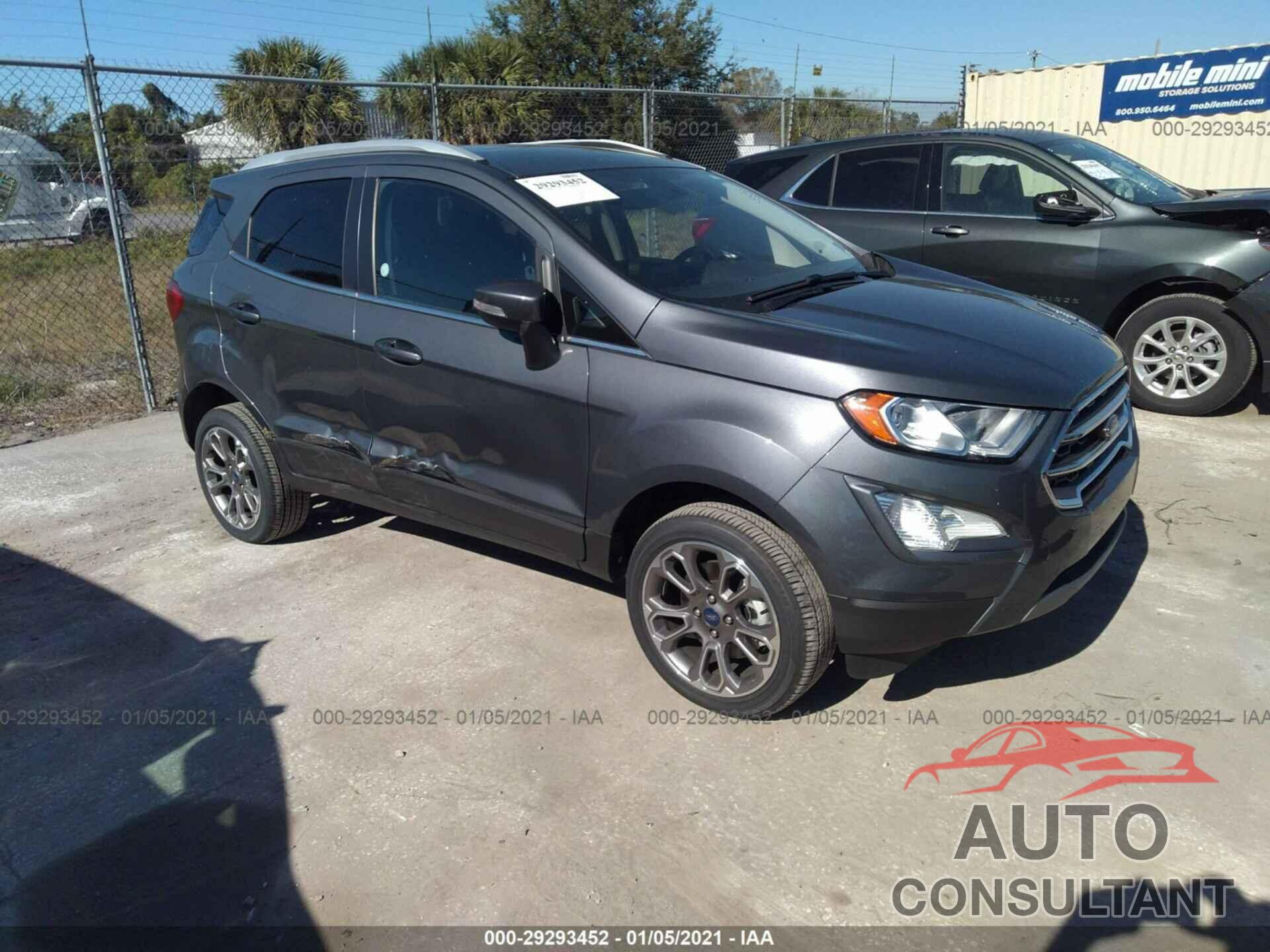 FORD ECOSPORT 2020 - MAJ6S3KL6LC346351