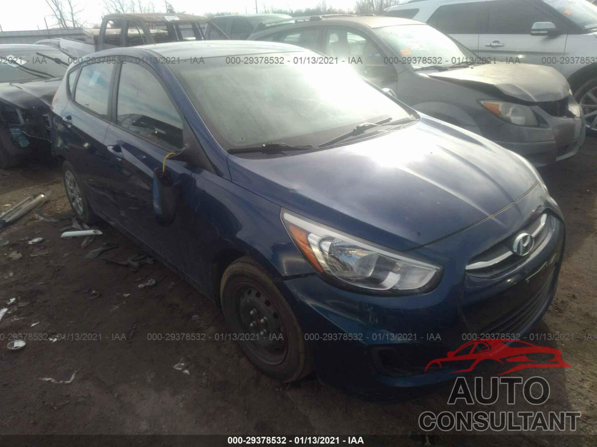 HYUNDAI ACCENT 2017 - KMHCT5AE6HU301416