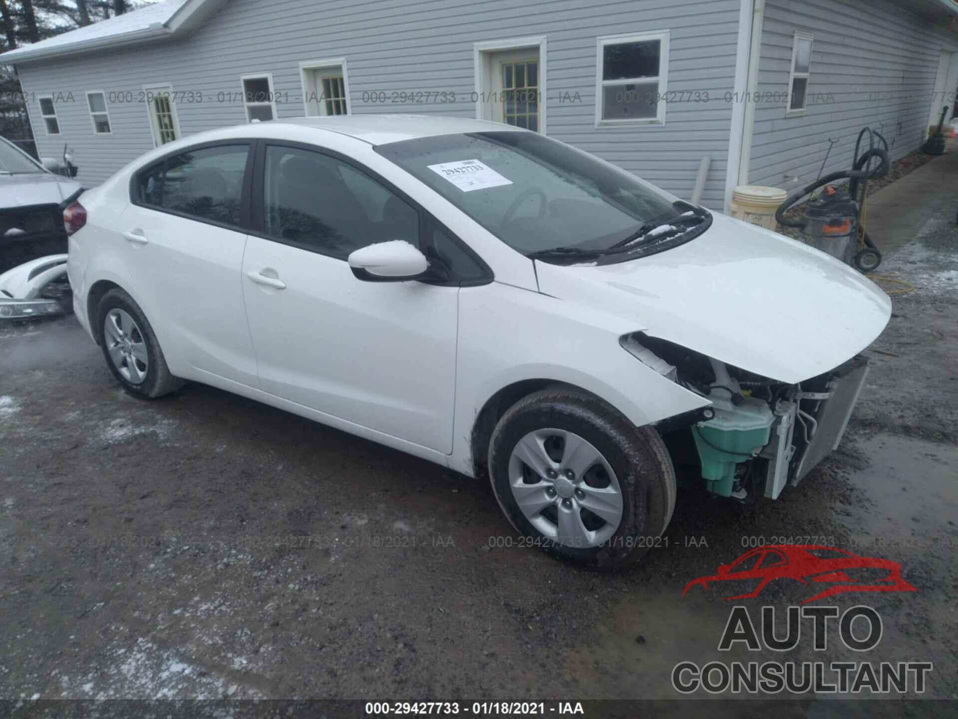 KIA FORTE 2018 - 3KPFK4A7XJE189336