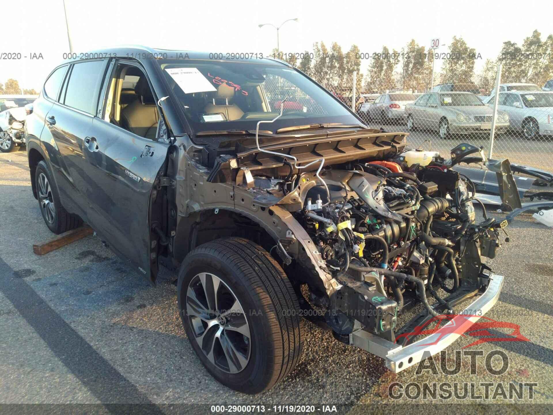 TOYOTA HIGHLANDER 2020 - 5TDHBRCH5LS507674