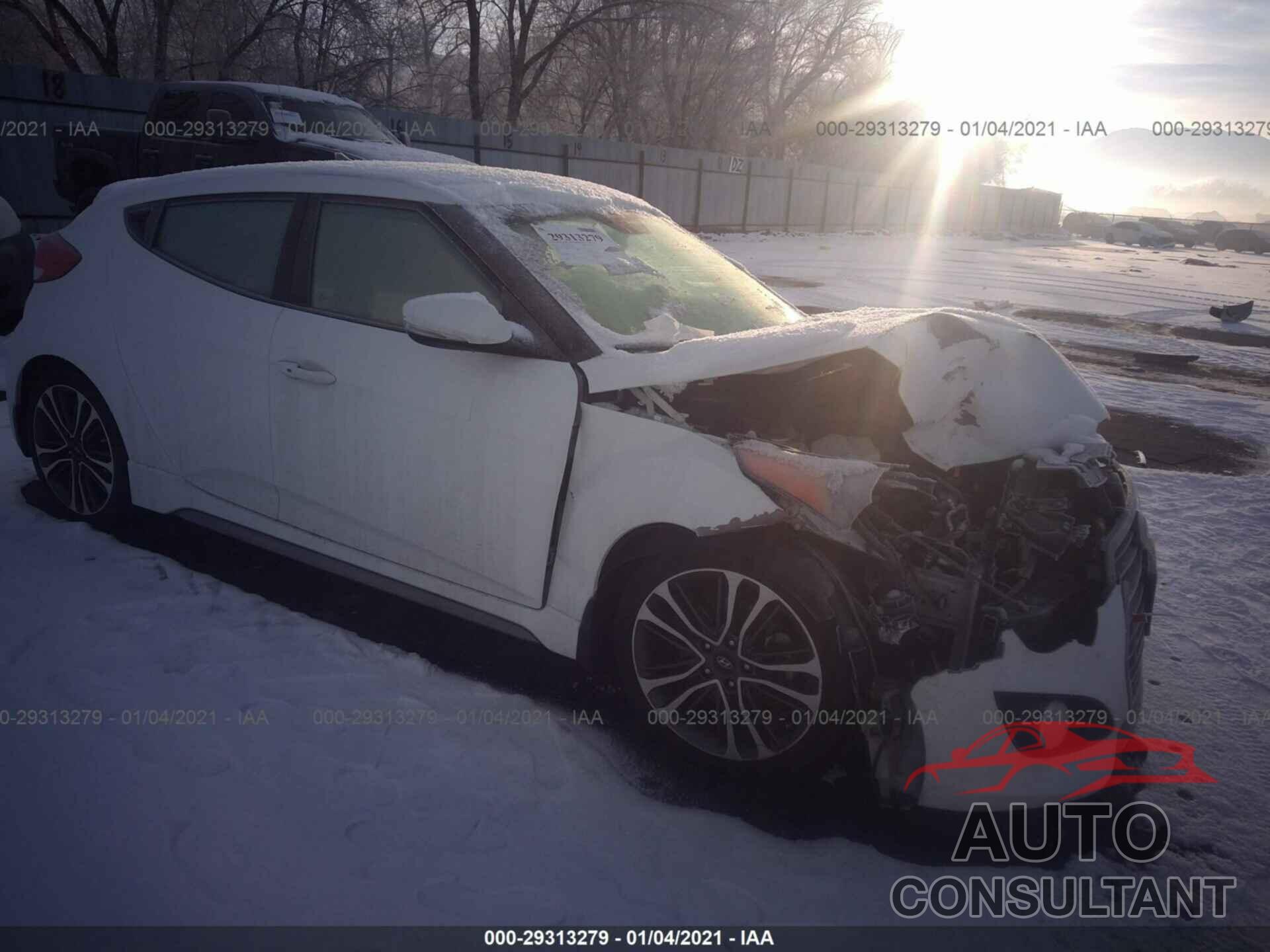 HYUNDAI VELOSTER 2016 - KMHTC6AE4GU270011