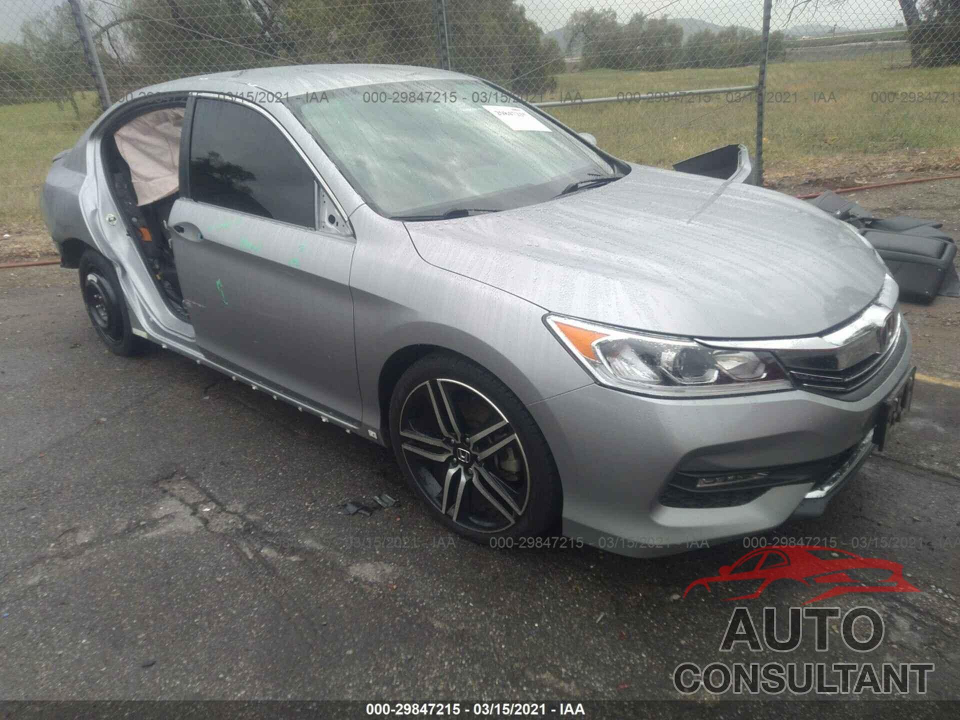 HONDA ACCORD SEDAN 2016 - 1HGCR2F53GA108586