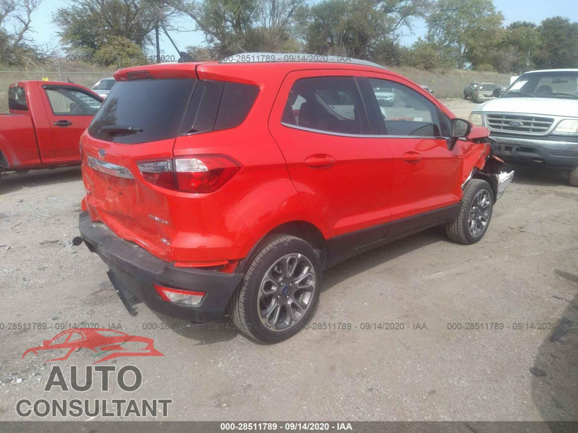 FORD ECOSPORT 2020 - MAJ6S3KL2LC363955