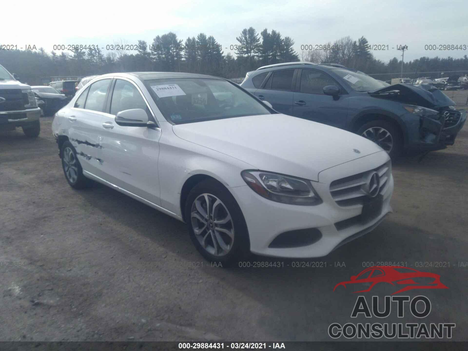 MERCEDES-BENZ C-CLASS 2018 - WDDWF4KB0JR347703