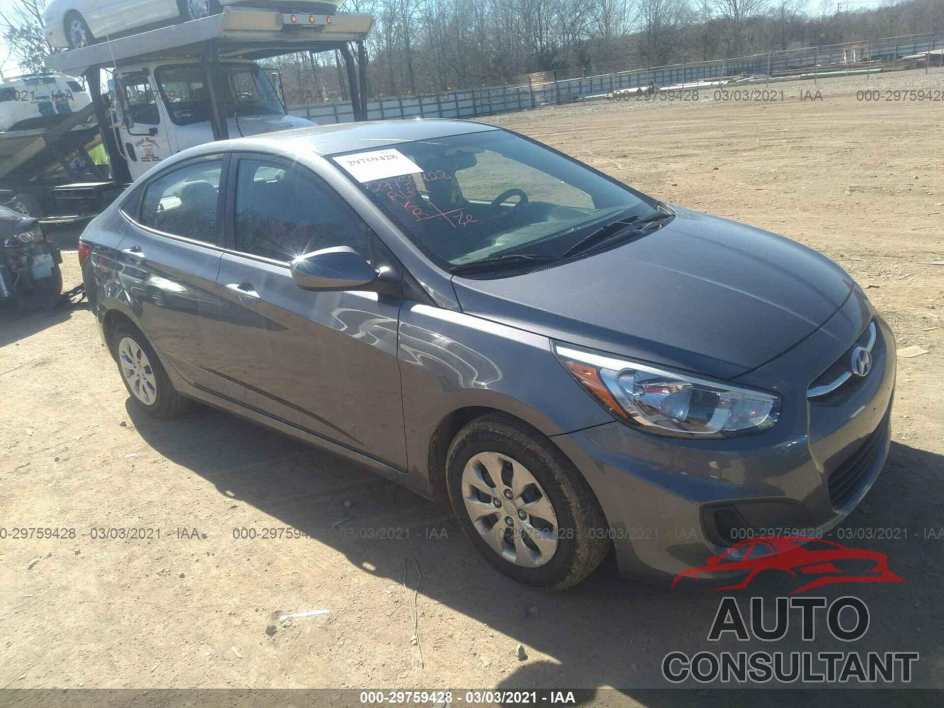 HYUNDAI ACCENT 2017 - KMHCT4AEXHU308282