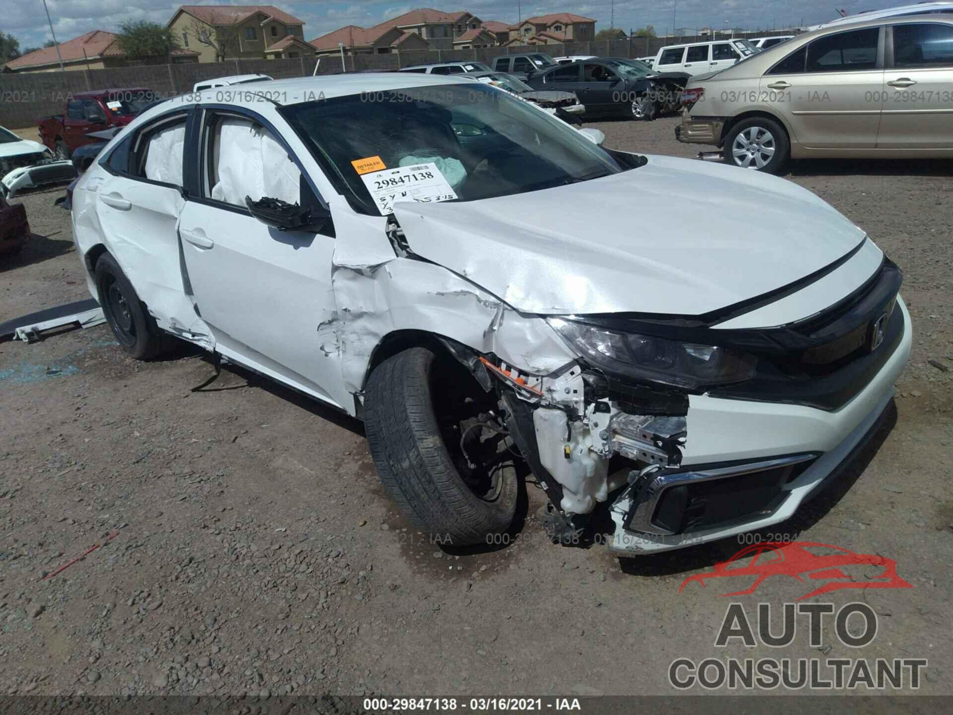 HONDA CIVIC SEDAN 2019 - 2HGFC2F61KH534438