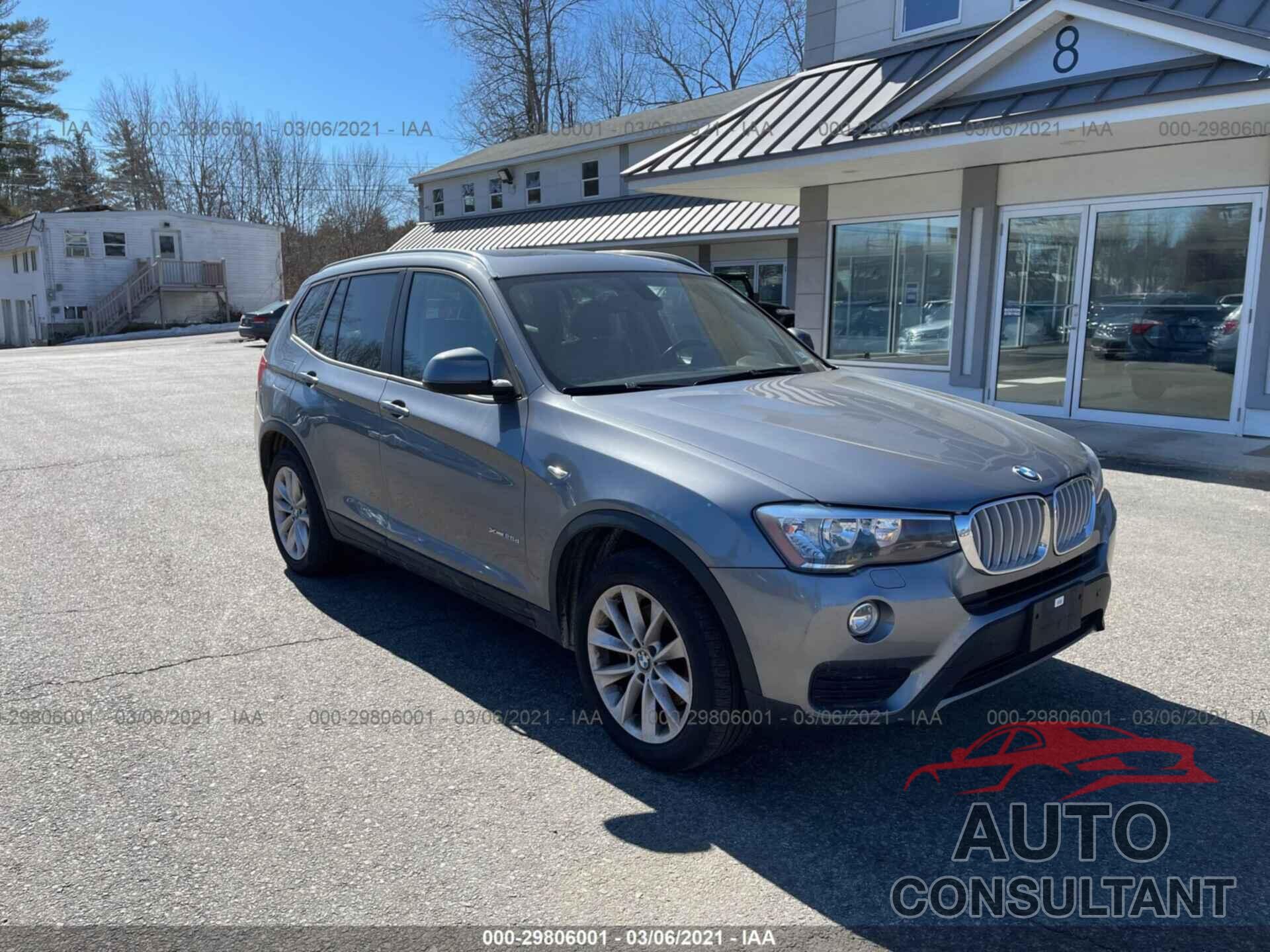 BMW X3 2016 - 5UXWY3C57G0N87141
