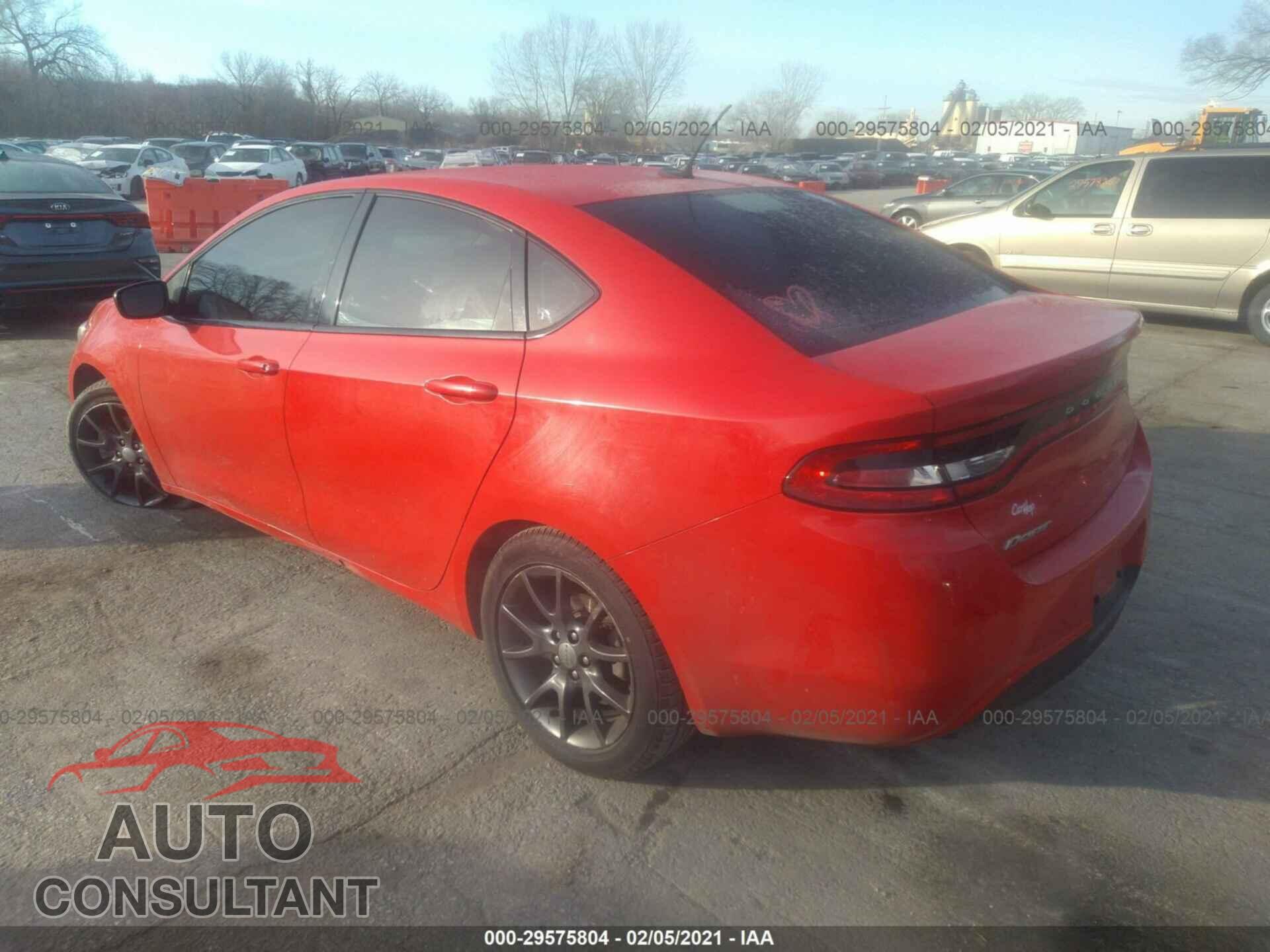 DODGE DART 2016 - 1C3CDFAA5GD752635