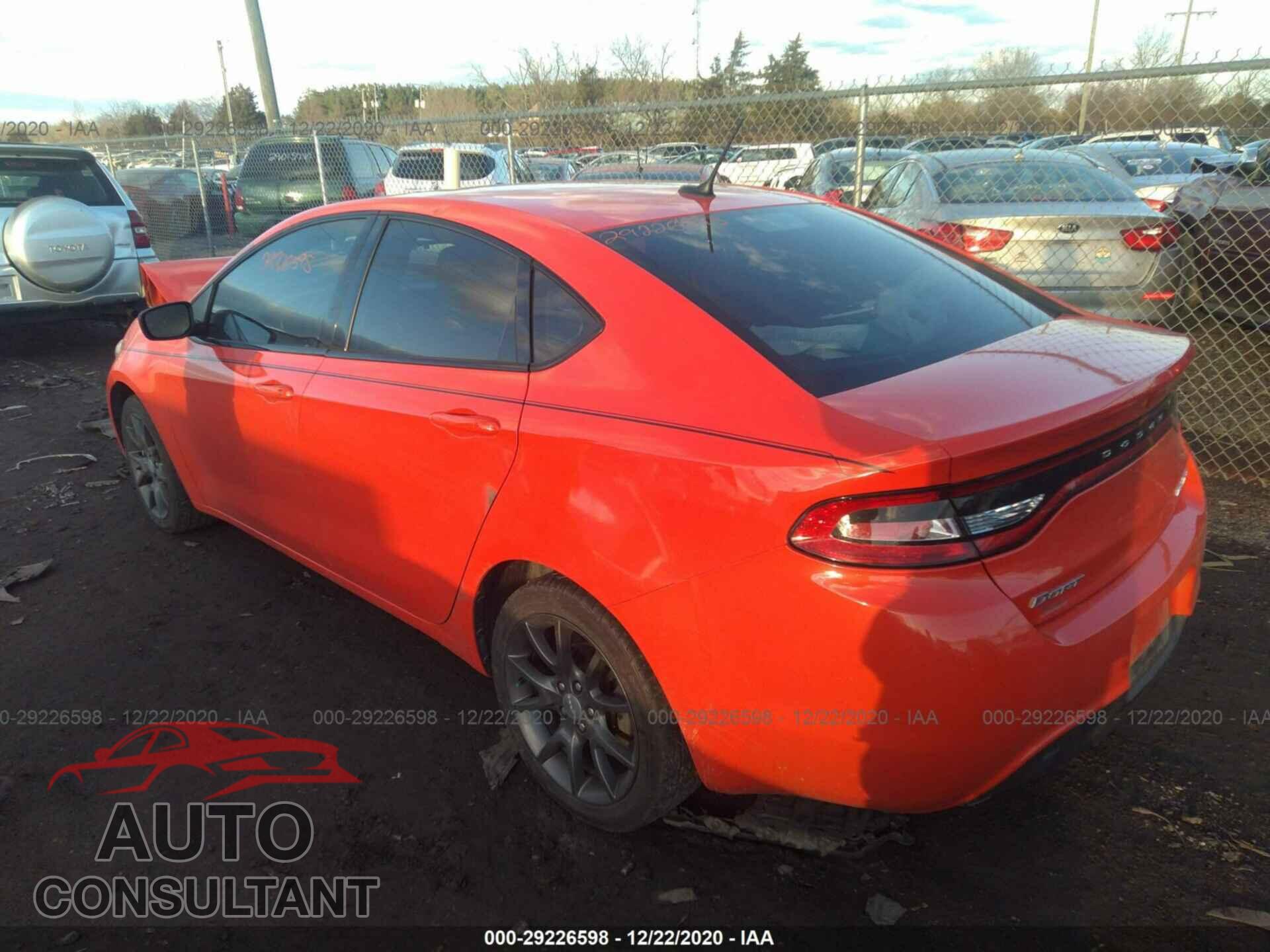 DODGE DART 2016 - 1C3CDFFA2GD791658