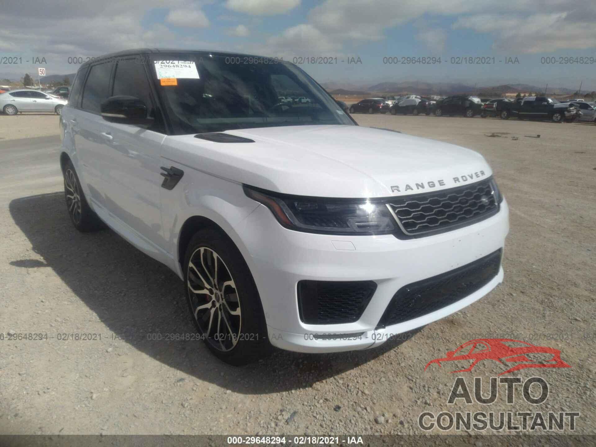 LAND ROVER RANGE ROVER SPORT 2018 - SALWR2RE7JA184366