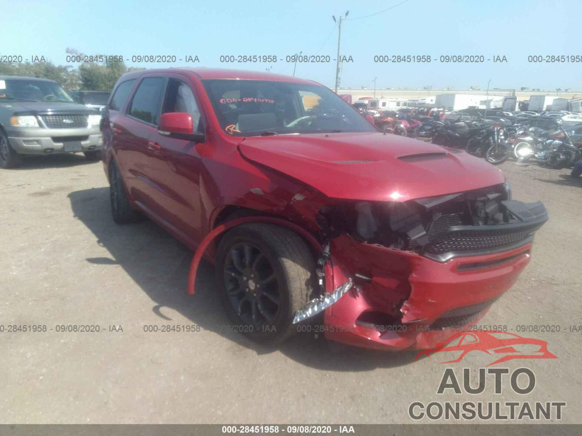 DODGE DURANGO 2018 - 1C4SDHCT3JC186280