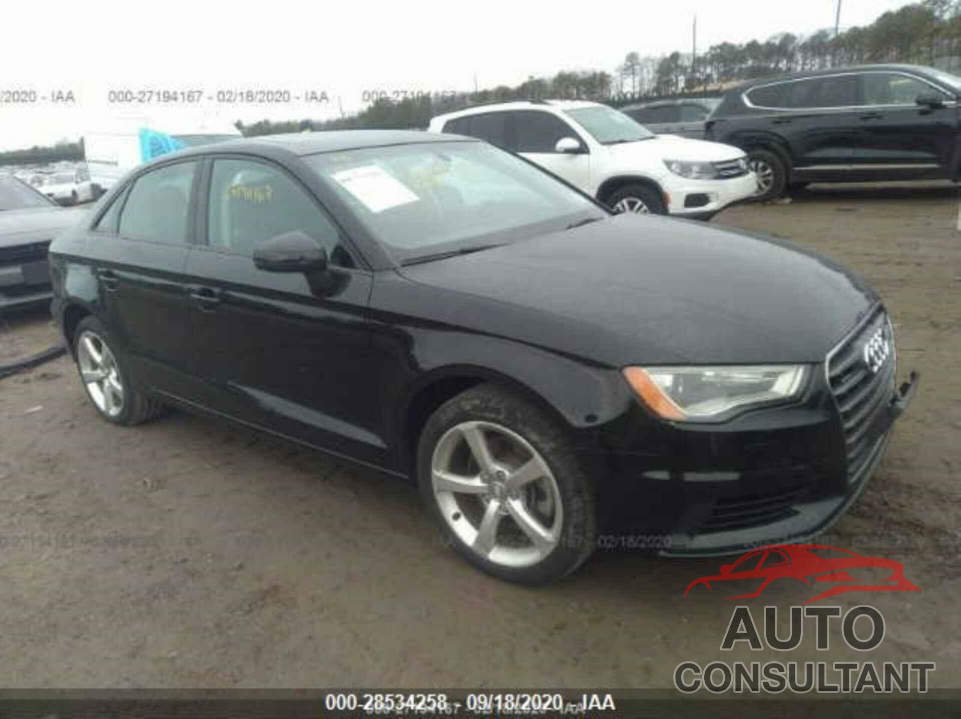 AUDI A3 2016 - WAUB8GFFXG1007089