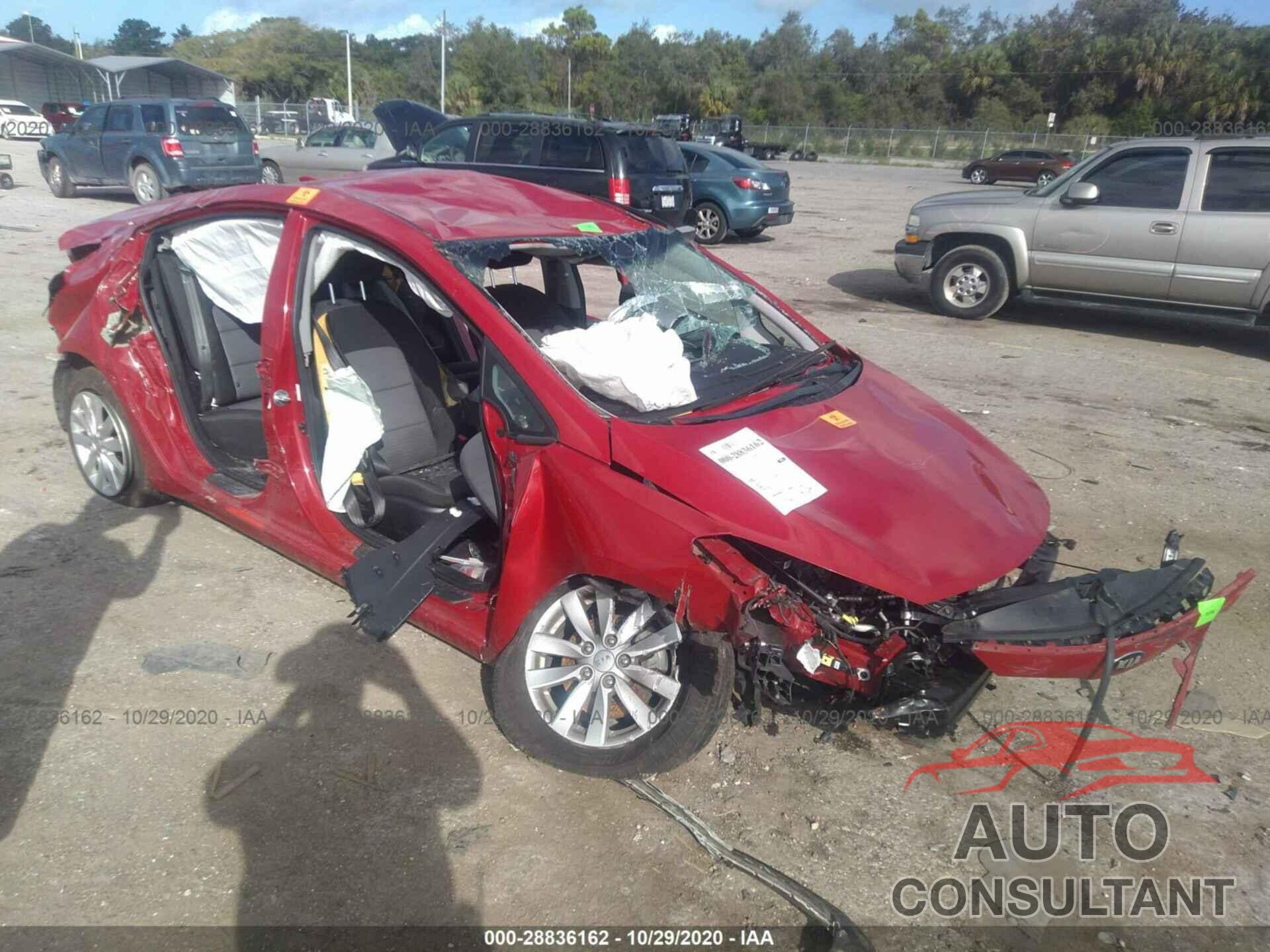 KIA FORTE 2016 - KNAFX4A61G5612914