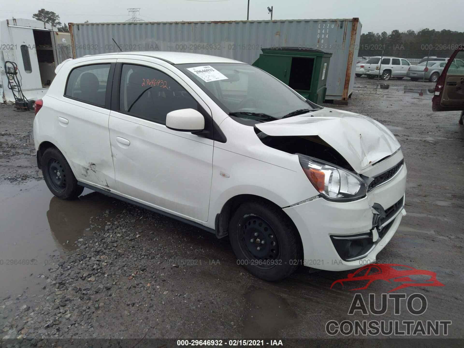 MITSUBISHI MIRAGE 2019 - ML32A3HJ5KH006470