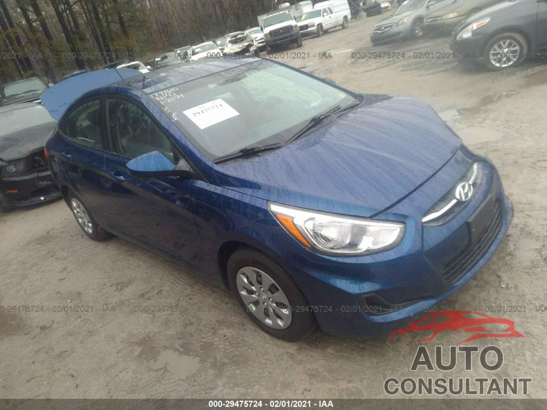 HYUNDAI ACCENT 2016 - KMHCT4AE0GU028563