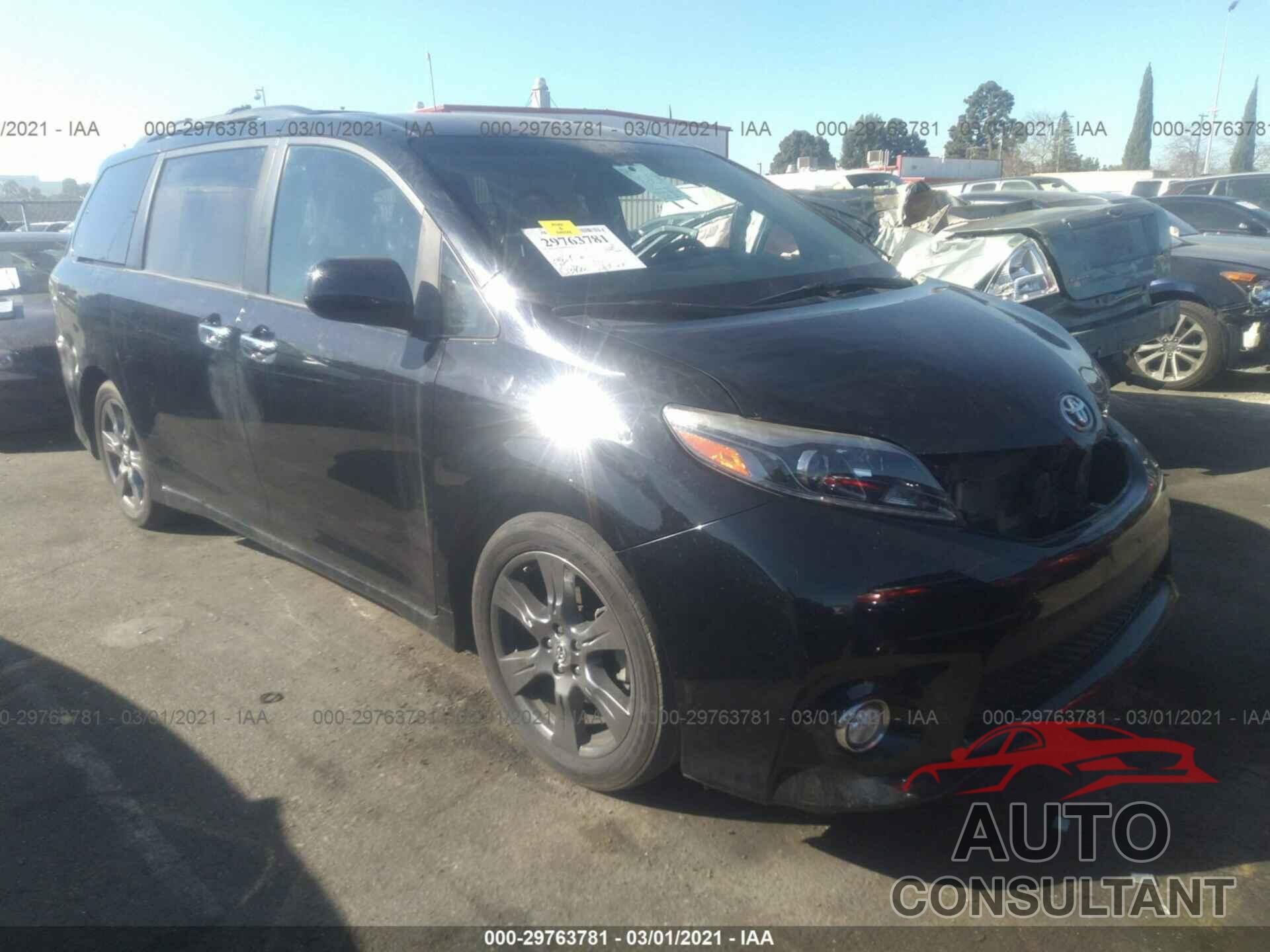 TOYOTA SIENNA 2017 - 5TDXZ3DC5HS773002