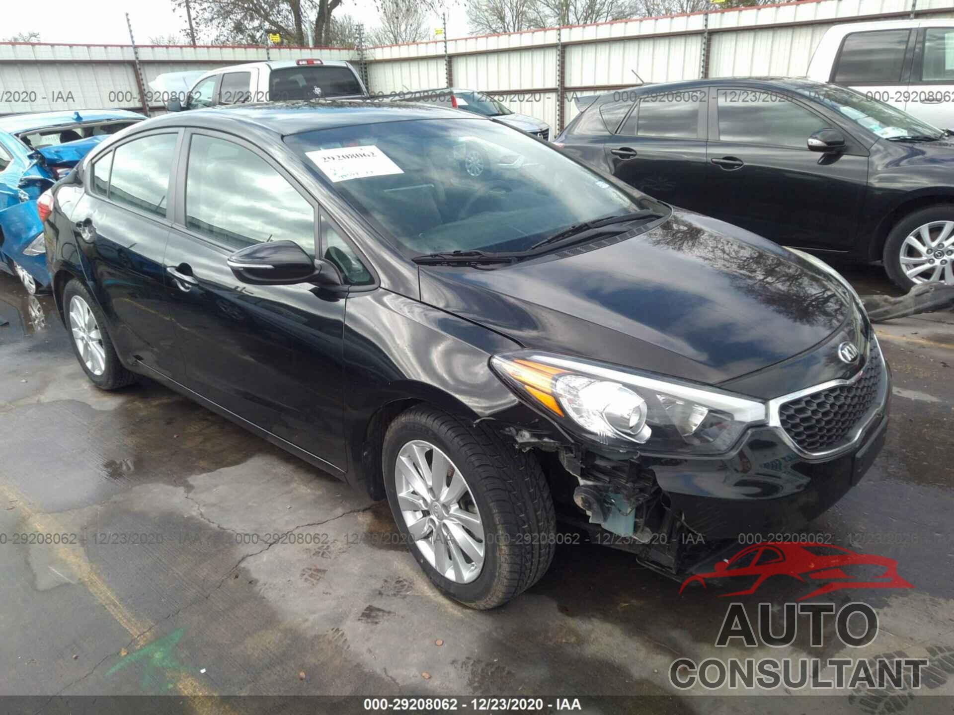 KIA FORTE 2016 - KNAFX4A65G5607943