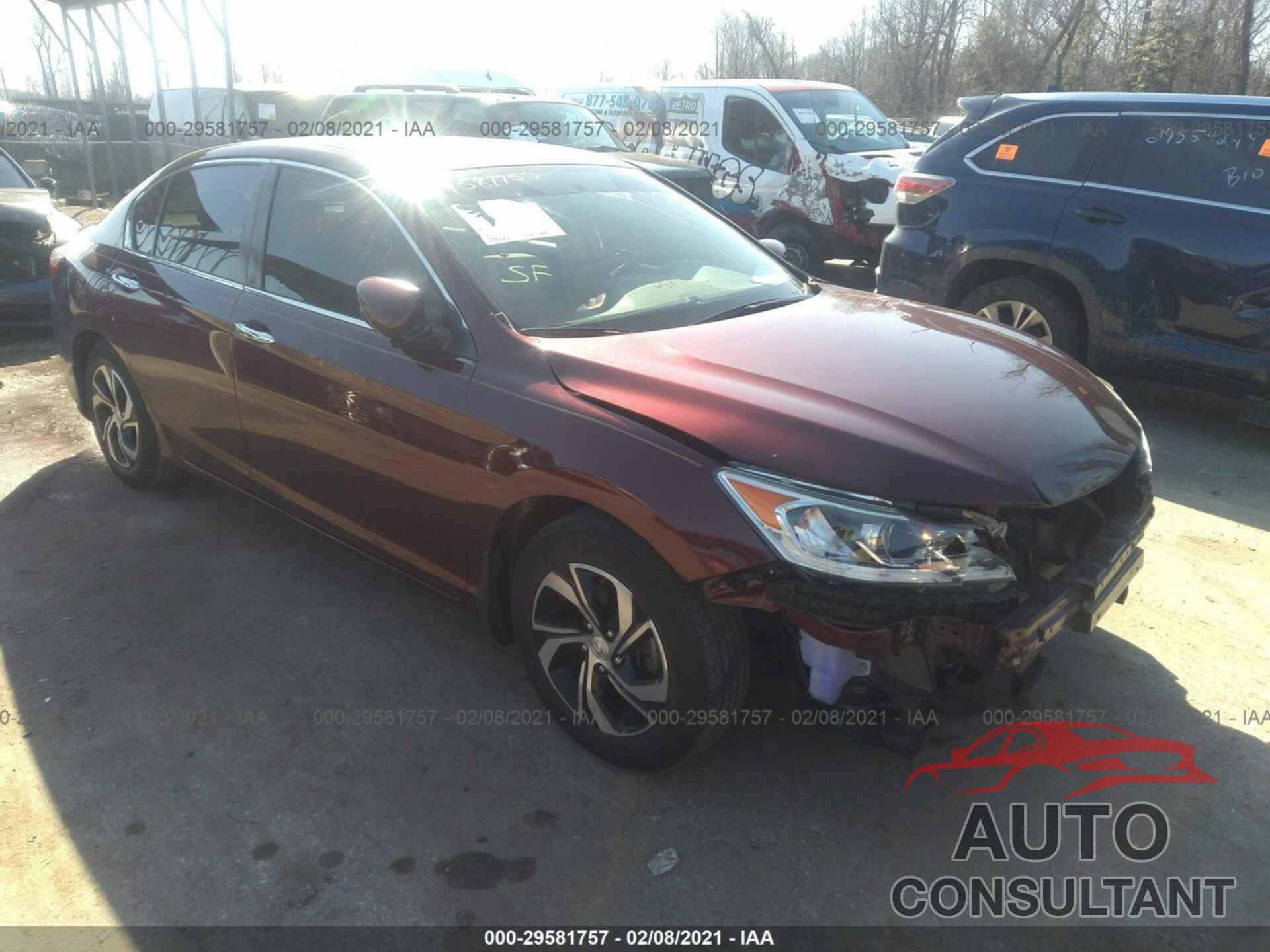 HONDA ACCORD SEDAN 2017 - 1HGCR2F36HA092206