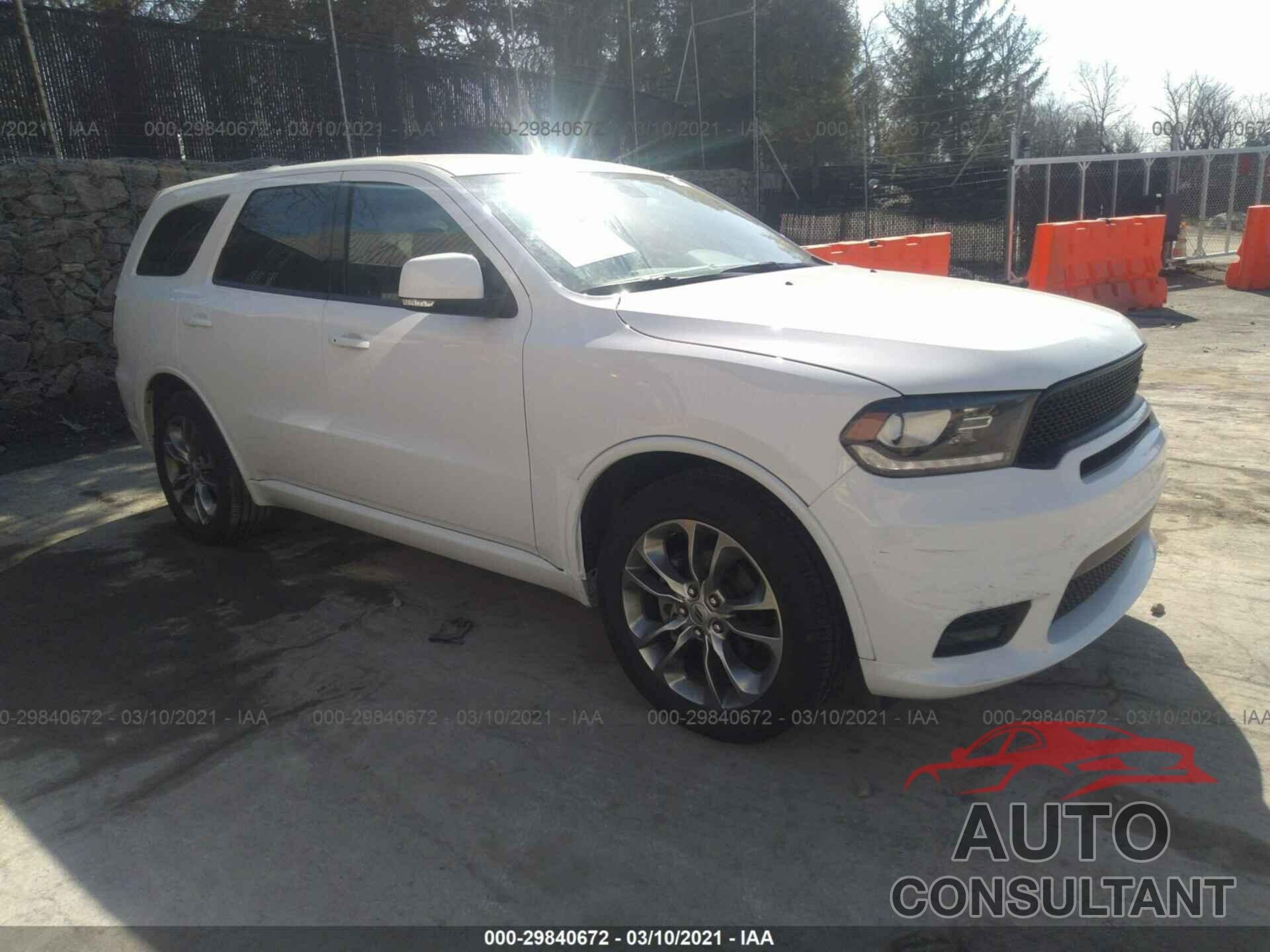 DODGE DURANGO 2020 - 1C4RDHDGXLC296505