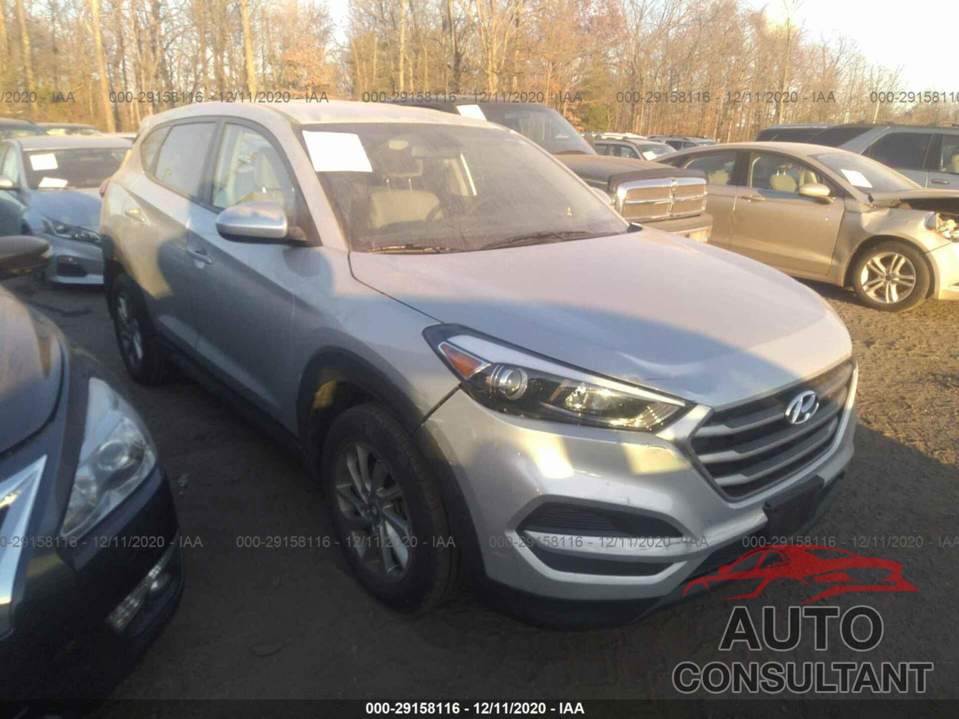 HYUNDAI TUCSON 2018 - KM8J2CA48JU627150