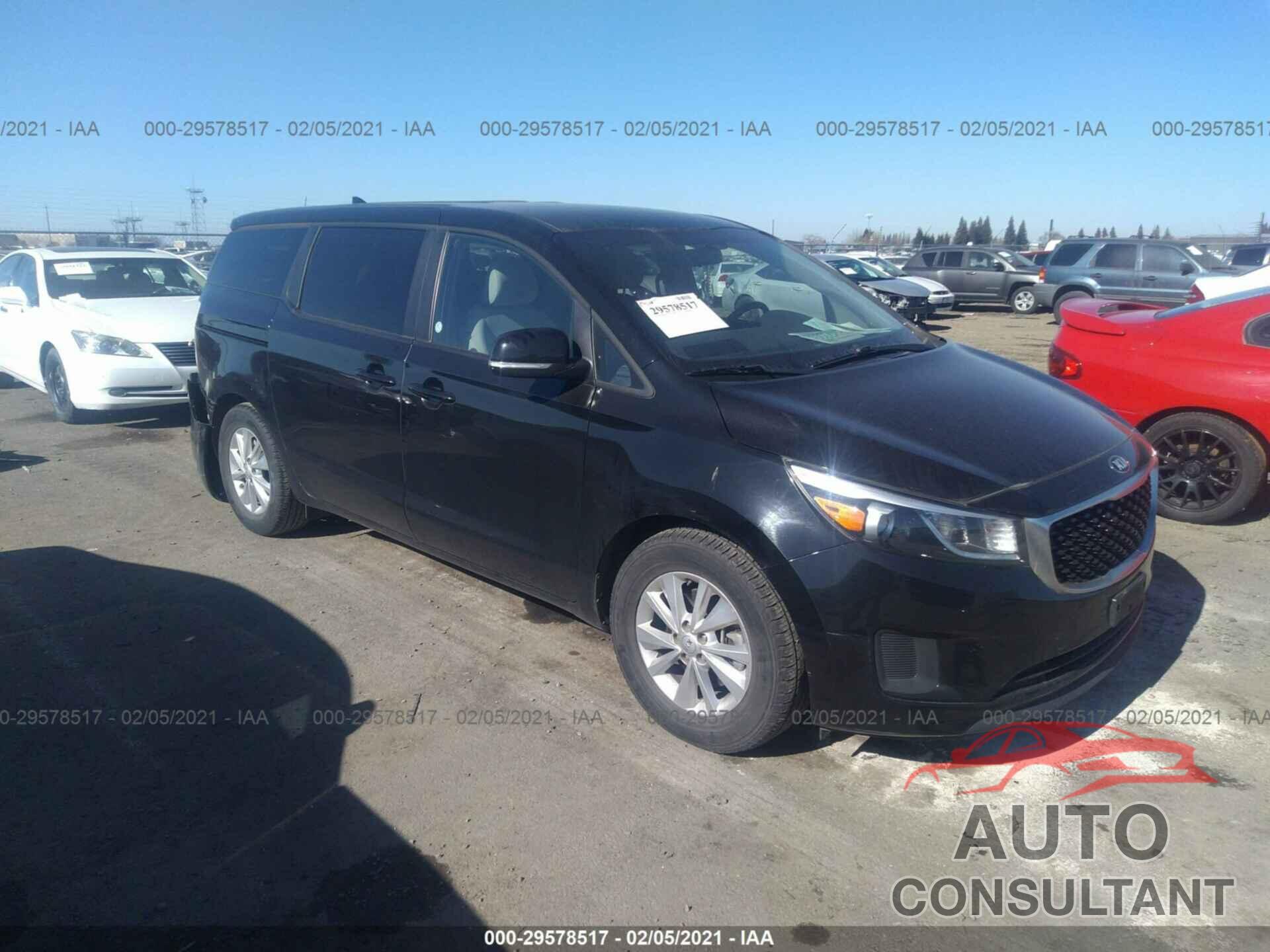 KIA SEDONA 2018 - KNDMB5C18J6387800