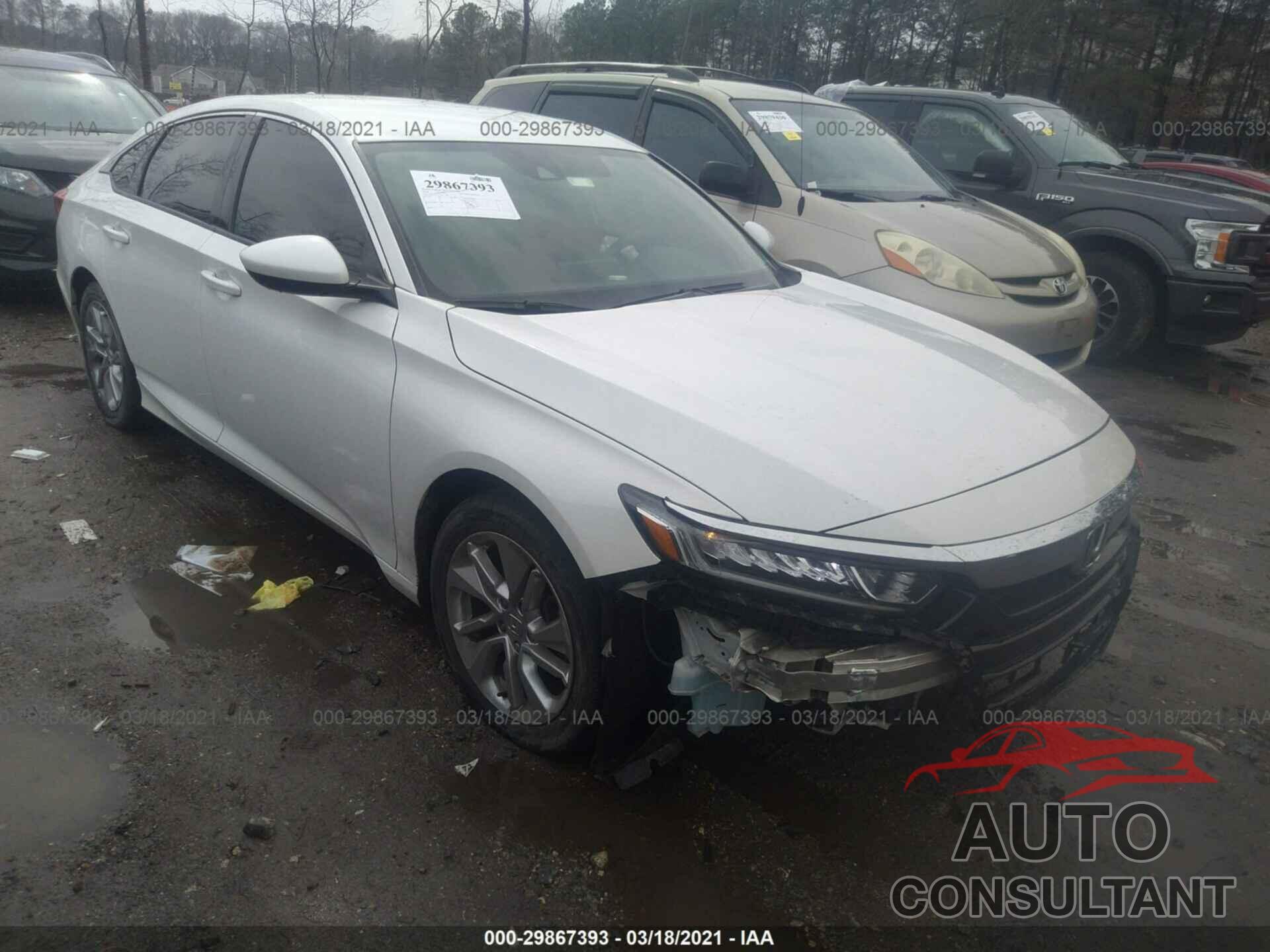 HONDA ACCORD SEDAN 2018 - 1HGCV1F13JA121686