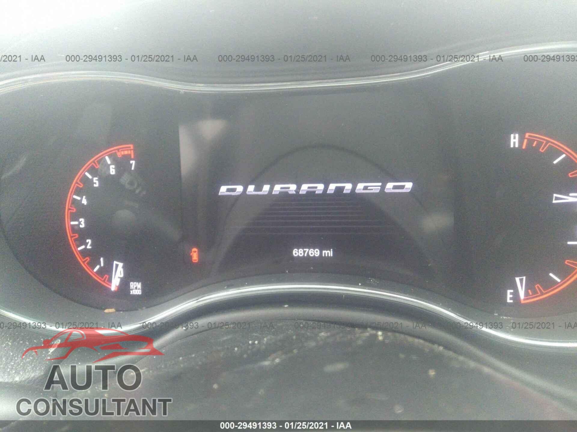 DODGE DURANGO 2017 - 1C4RDJFG7HC725806