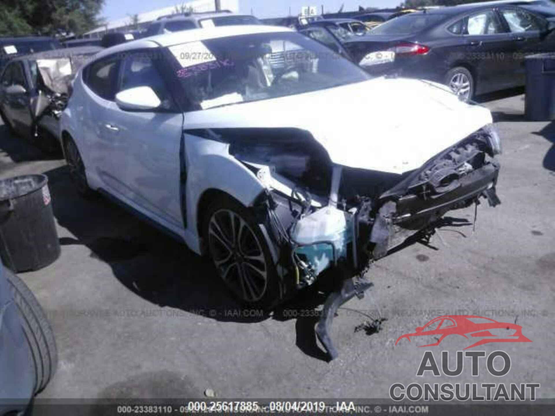 HYUNDAI VELOSTER 2016 - KMHTC6AEXGU304078