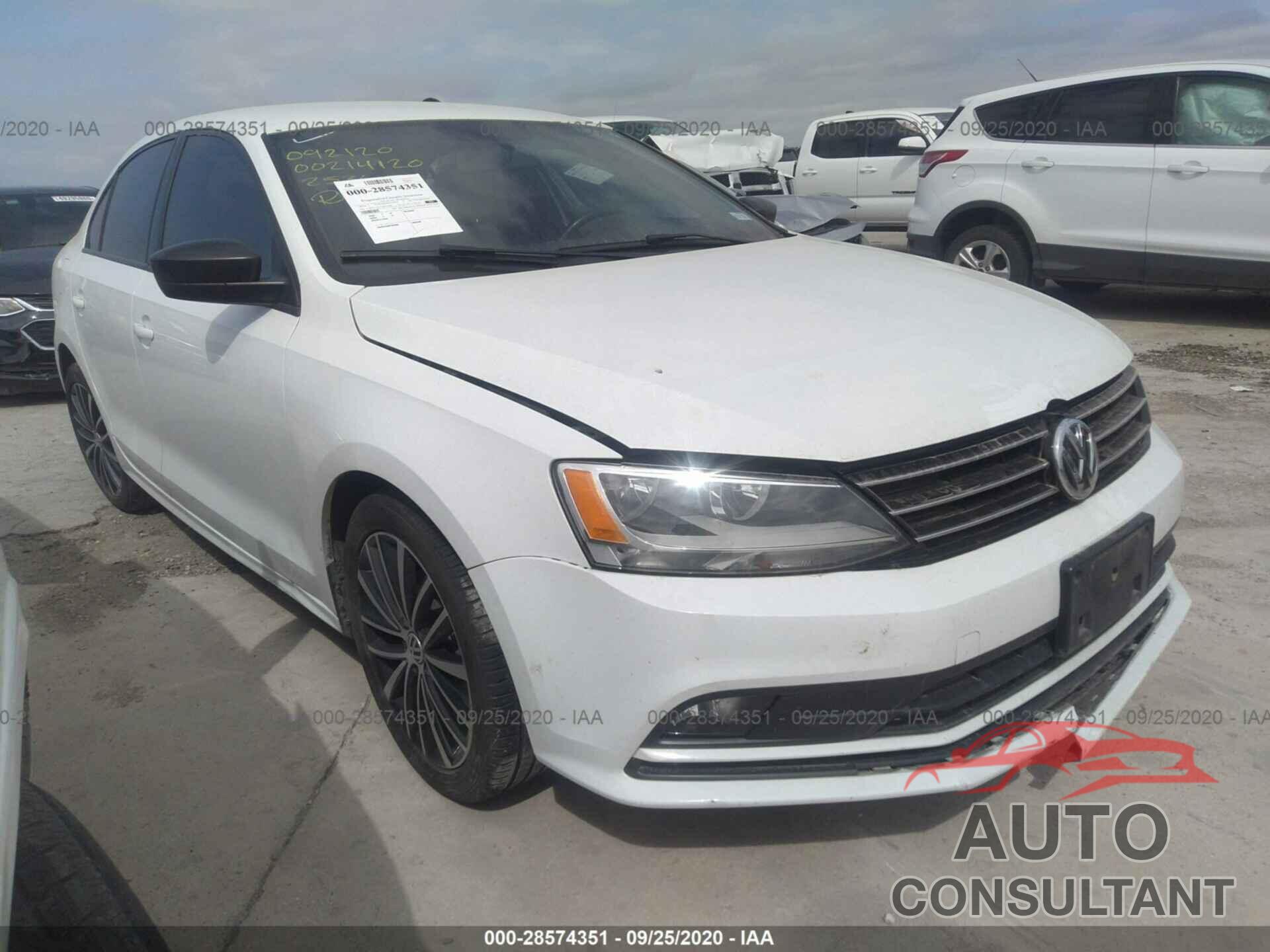 VOLKSWAGEN JETTA SEDAN 2016 - 3VWD17AJ1GM253640