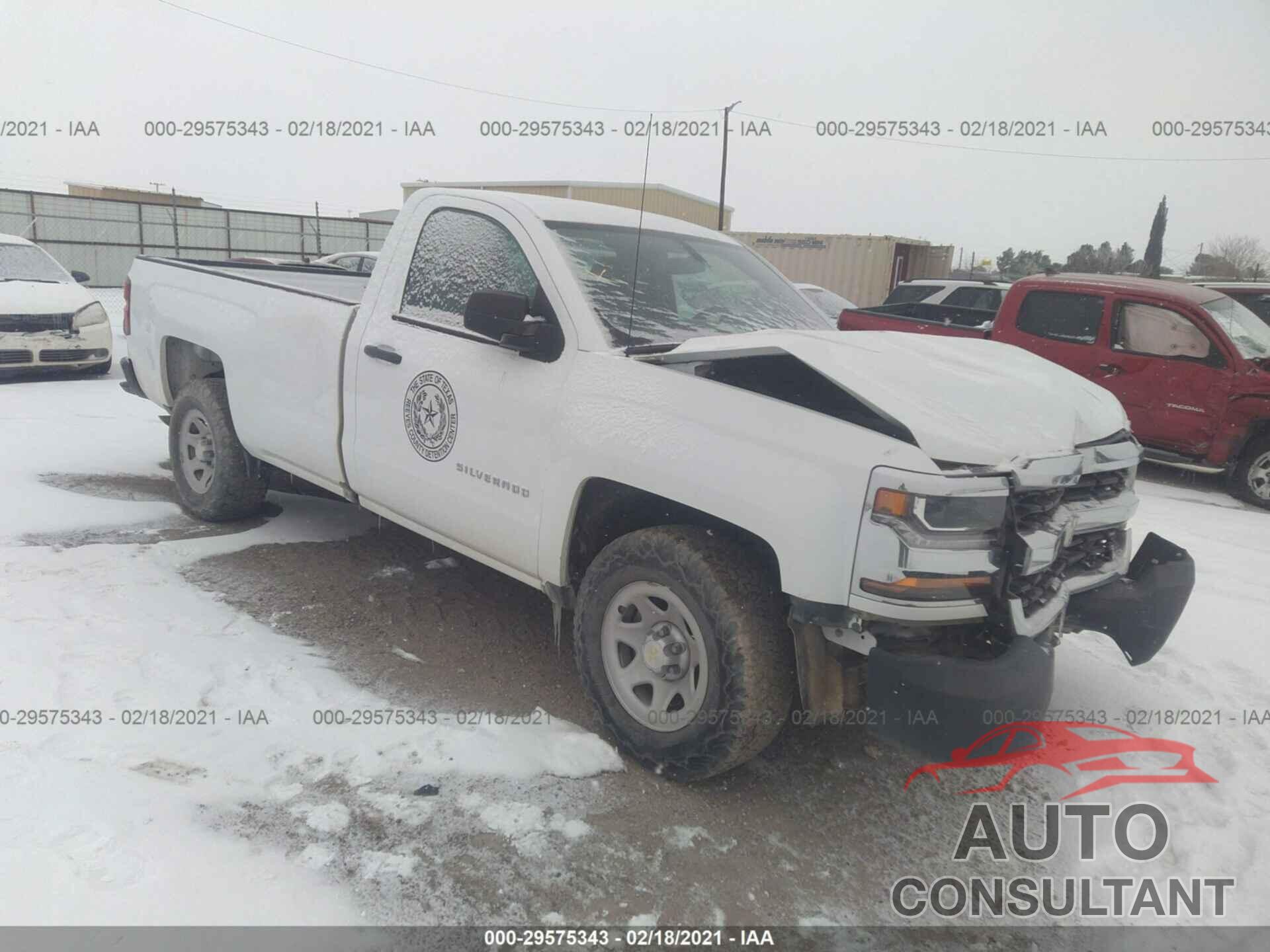 CHEVROLET SILVERADO 1500 2016 - 1GCNCNEH0GZ335032