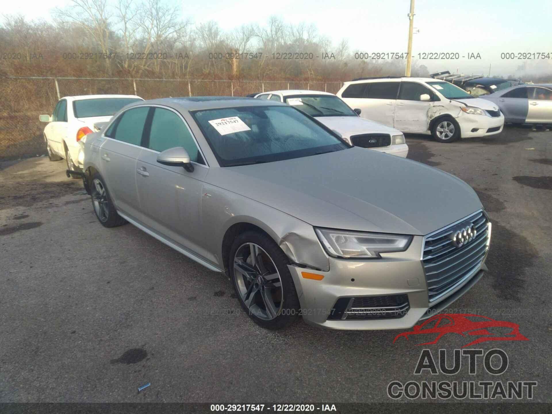 AUDI A4 2017 - WAUENAF41HN052885