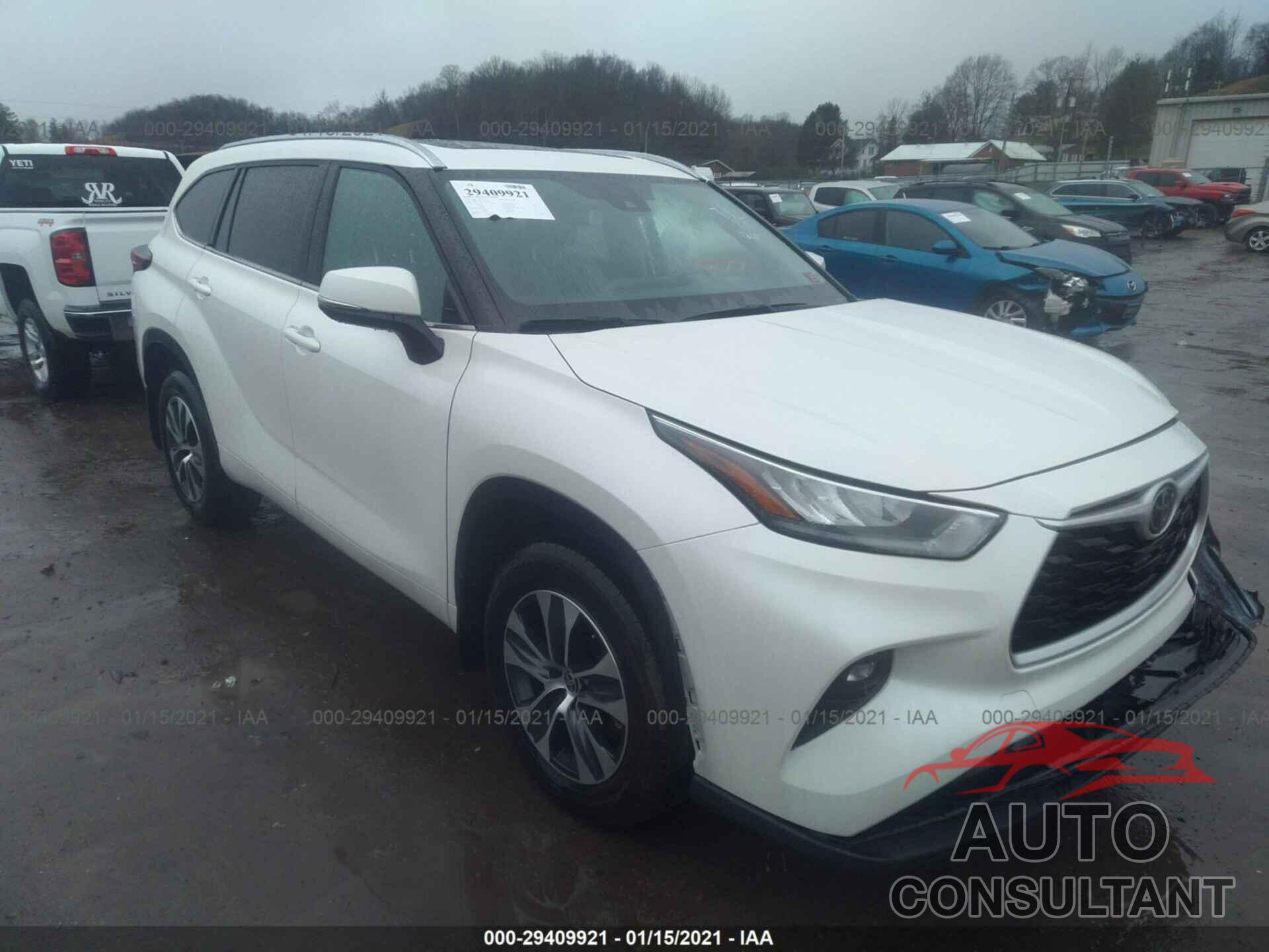 TOYOTA HIGHLANDER 2020 - 5TDHZRBH0LS505926