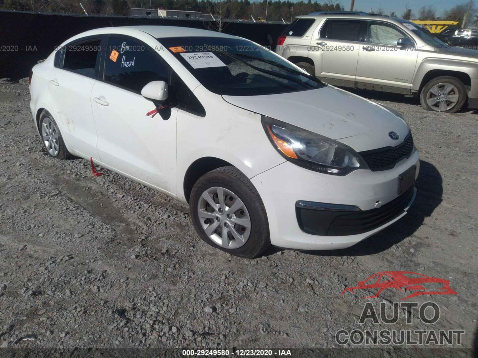 KIA RIO 2016 - KNADM4A36G6545226
