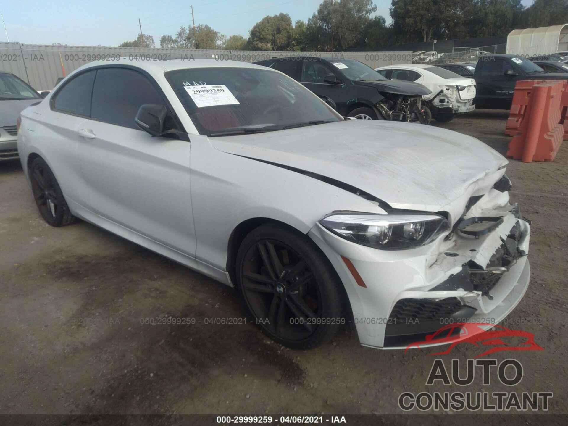 BMW 2 SERIES 2021 - WBA2J5C01M7G61838