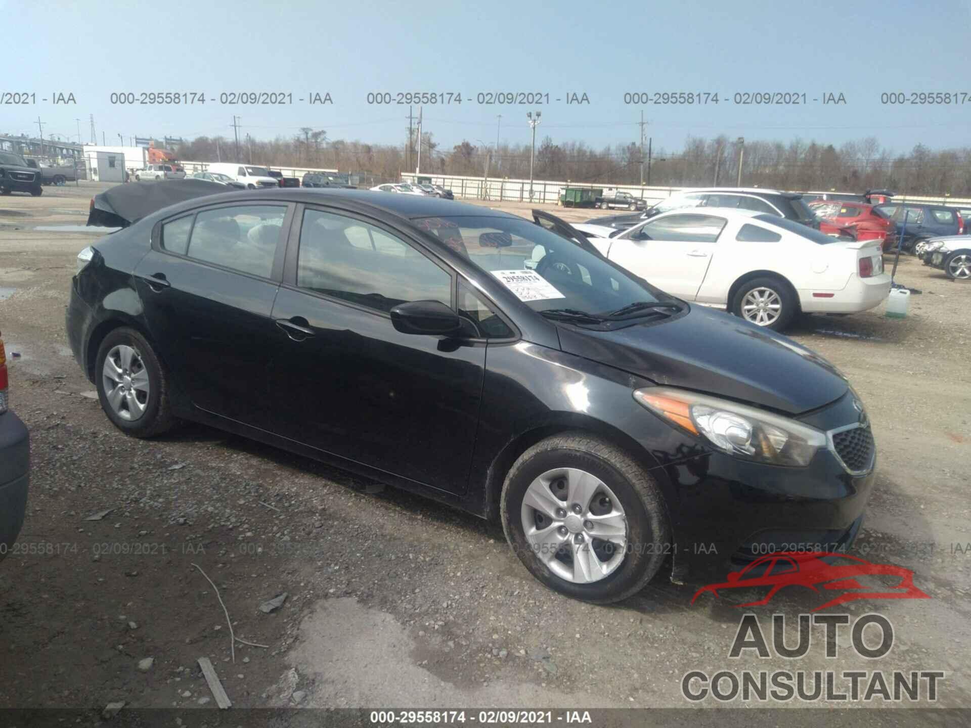 KIA FORTE 2016 - KNAFK4A60G5540750
