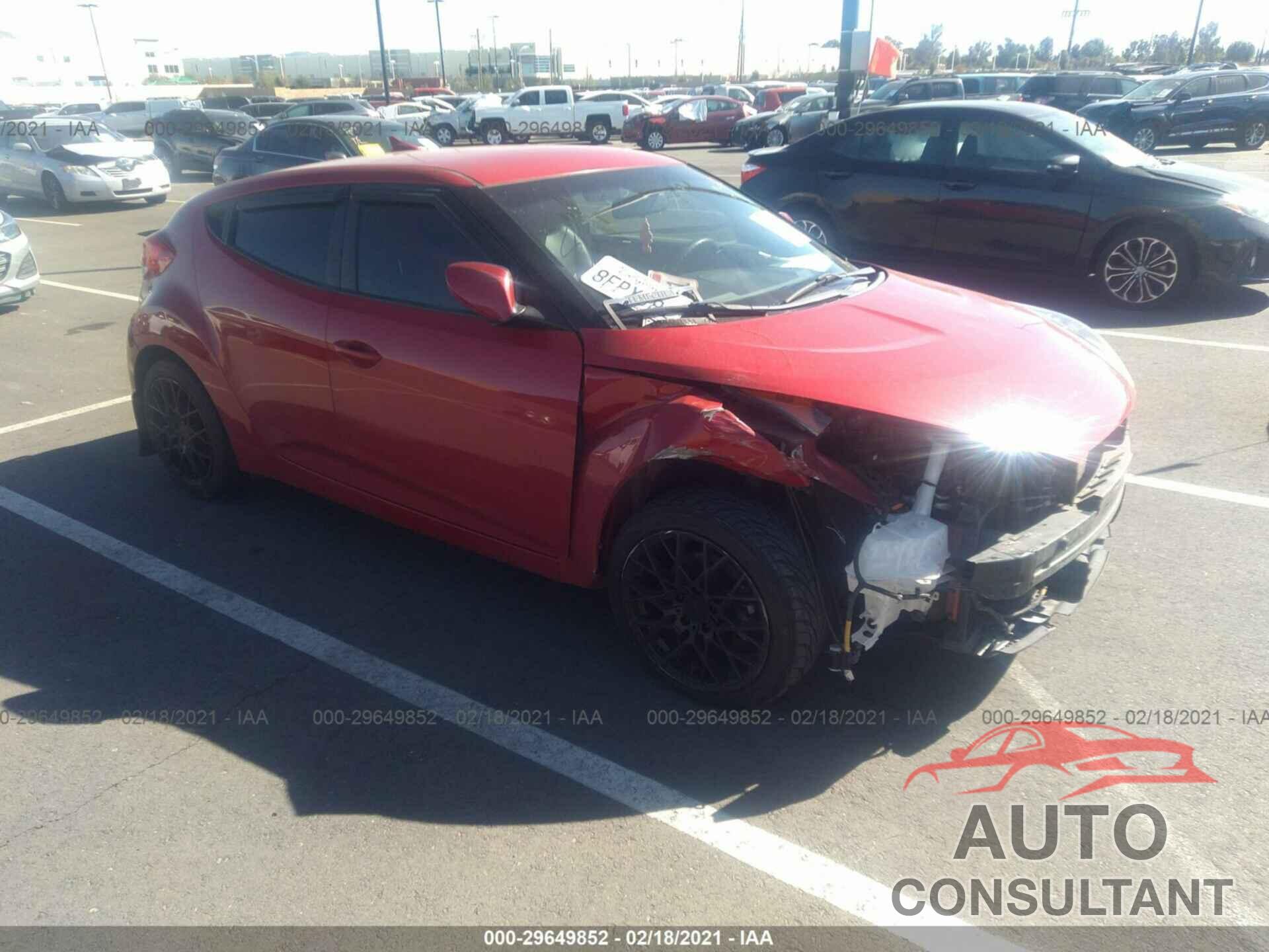 HYUNDAI VELOSTER 2016 - KMHTC6AD2GU268507